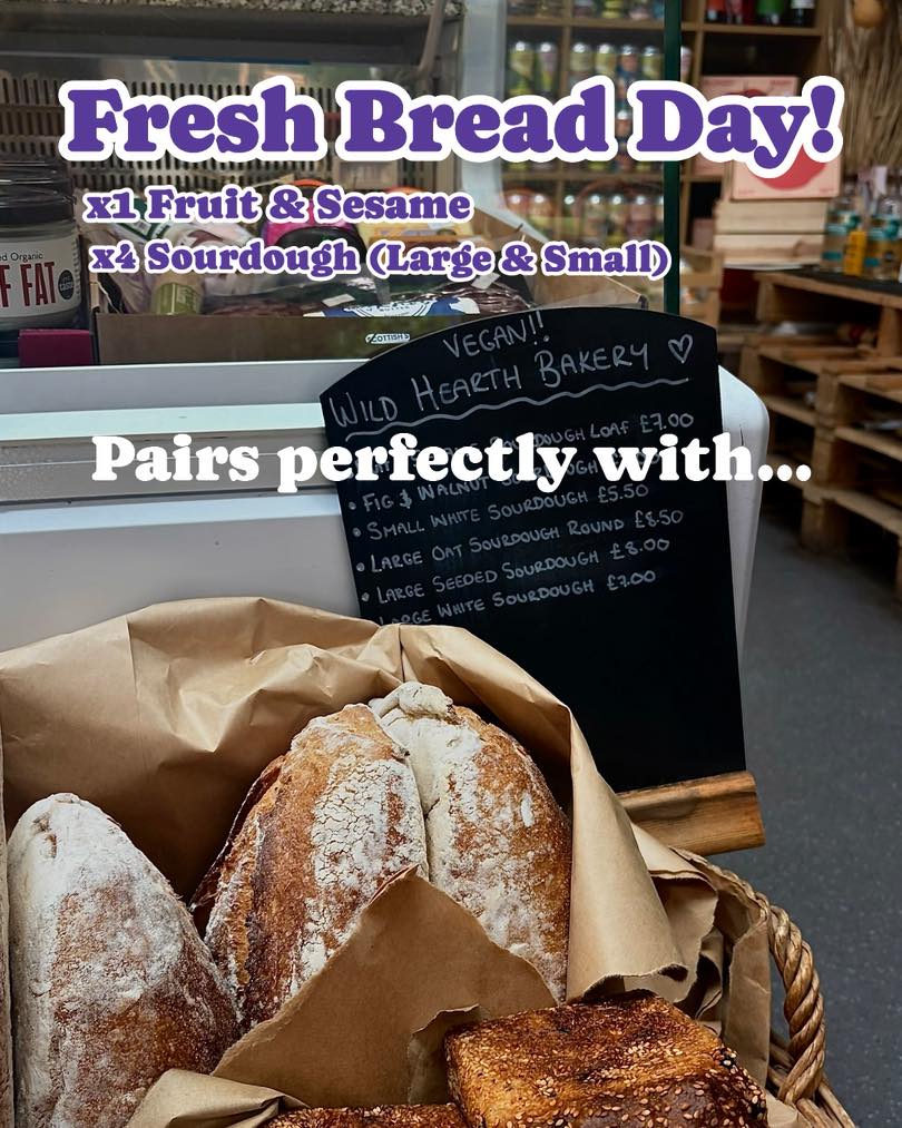 Wednesday is Wild Hearth Bread day! Leave a comment on what bread you would like to see in the cafe 🥖✨
#freshbread #summertreats #turnipthebeet #deli #deliciousfood