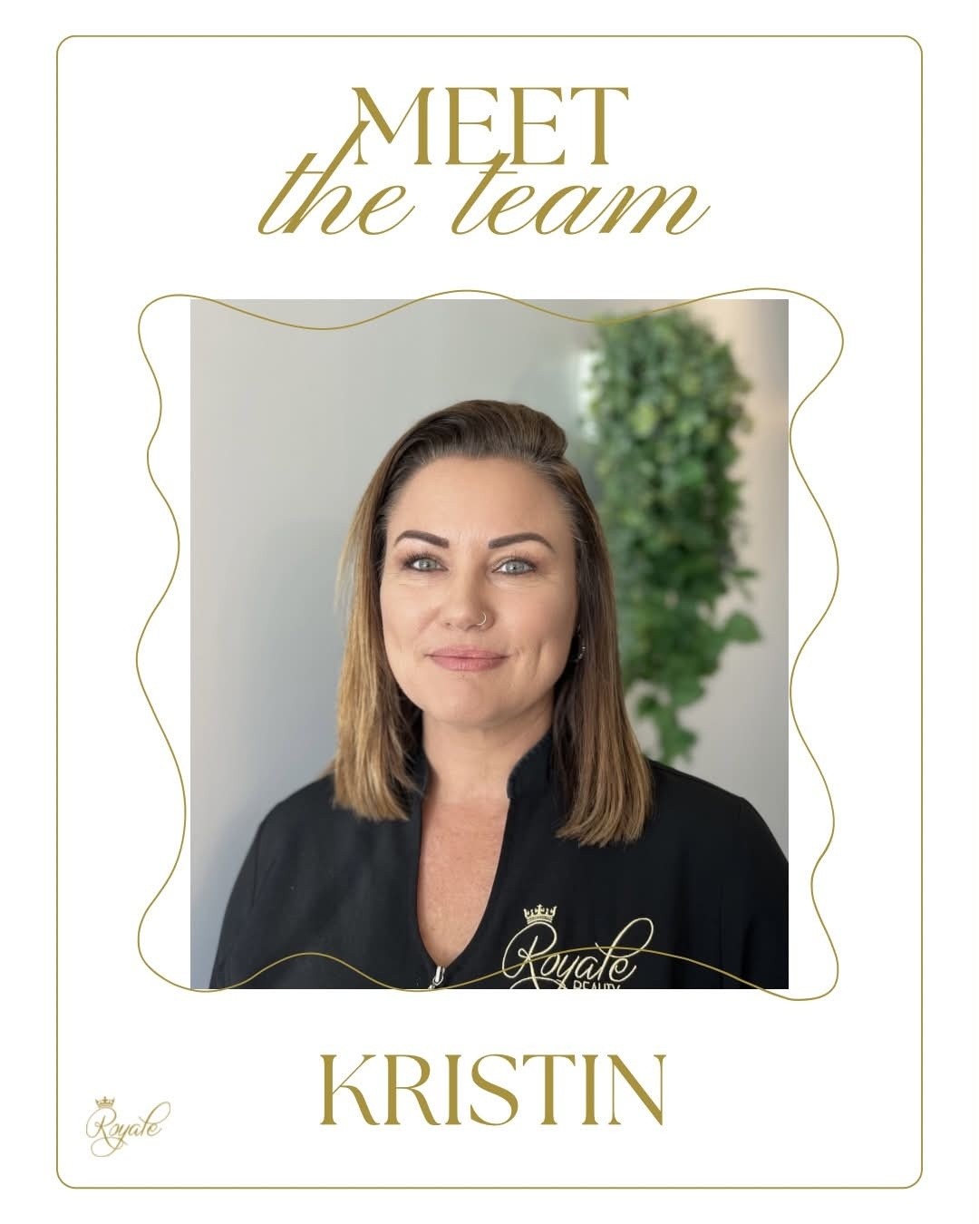 💛 Meet The Team💛
Kristin has been with Royale for over 5 years now and with over 15 years industry experience this babe totally rocks everything and anything beauty!
A gorgeous soul with a contagious smile, Kristin’s gentle energy will have you feeling warm and welcome as soon as you step foot inside the clinic. A master at the Skin Classic device, advanced facials and anything brows, Kristin is precise, thorough and likes nothing more than to have a friendly chat with her many clients. Oh and her back massages are hands down, one of the best in the business!
Kristin is in the clinic Wednesday, Thursday, Friday and select Saturdays so book in quick, as she is in hot demand! 🔥