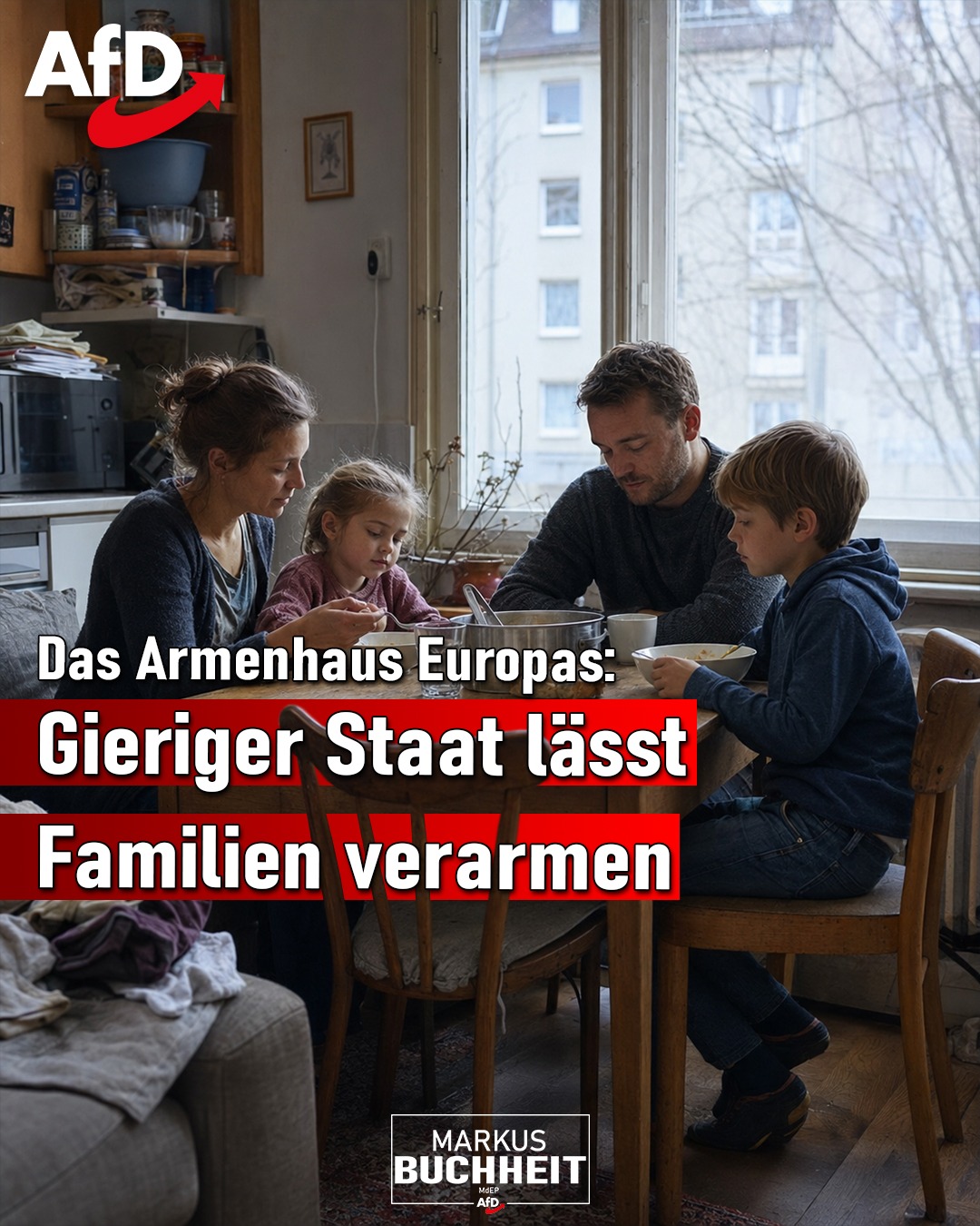 Deutschland war einmal Inbegriff für Wachstum und Wohlstand - heute sind wir das Schlusslicht der entwickelten Welt. Das Medianvermögen der Deutschen ist niedriger als in Italien, Portugal oder Griechenland. Ohne Immobilien, Aktien oder Ersparnisse profitiert hierzulande kaum jemand vom Wachstum der Weltwirtschaft, während die Inflation Stück für Stück das bisschen Gesparte auffrisst - Deutschlands Mittelschicht blutet aus.
Was noch vor 50 Jahren undenkbar schien, rückt näher: Deutschland wird zum Armenhaus Europas. Kein anderes Volk in Europa und Nordamerika wird so stark durch Steuern und Abgaben belastet wie das deutsche. Kein Volk zahlt so viel für Energie. Und gleichzeitig besitzt kaum ein Volk so wenig.
Der Staat greift gierig nach jedem Euro, den er zu fassen kriegt. Im Gegenzug bekommen wir bröckelnde Straßen, einstürzende Brücken, Millionen ausgefallene Schulstunden, monatelange Wartezeiten beim Facharzt und eine marode Bundeswehr. Das Volk verarmt, die Staatskassen sind leer, die Regierung hoch verschuldet.
Wer jetzt nicht den Mut hat, umfangreiche und tiefgreifende Staatsreformen umzusetzen, wird als Totengräber dieses Landes in die Geschichte eingehen. Merz und Klingbeil wissen das alles. Und sie handeln trotzdem nicht.