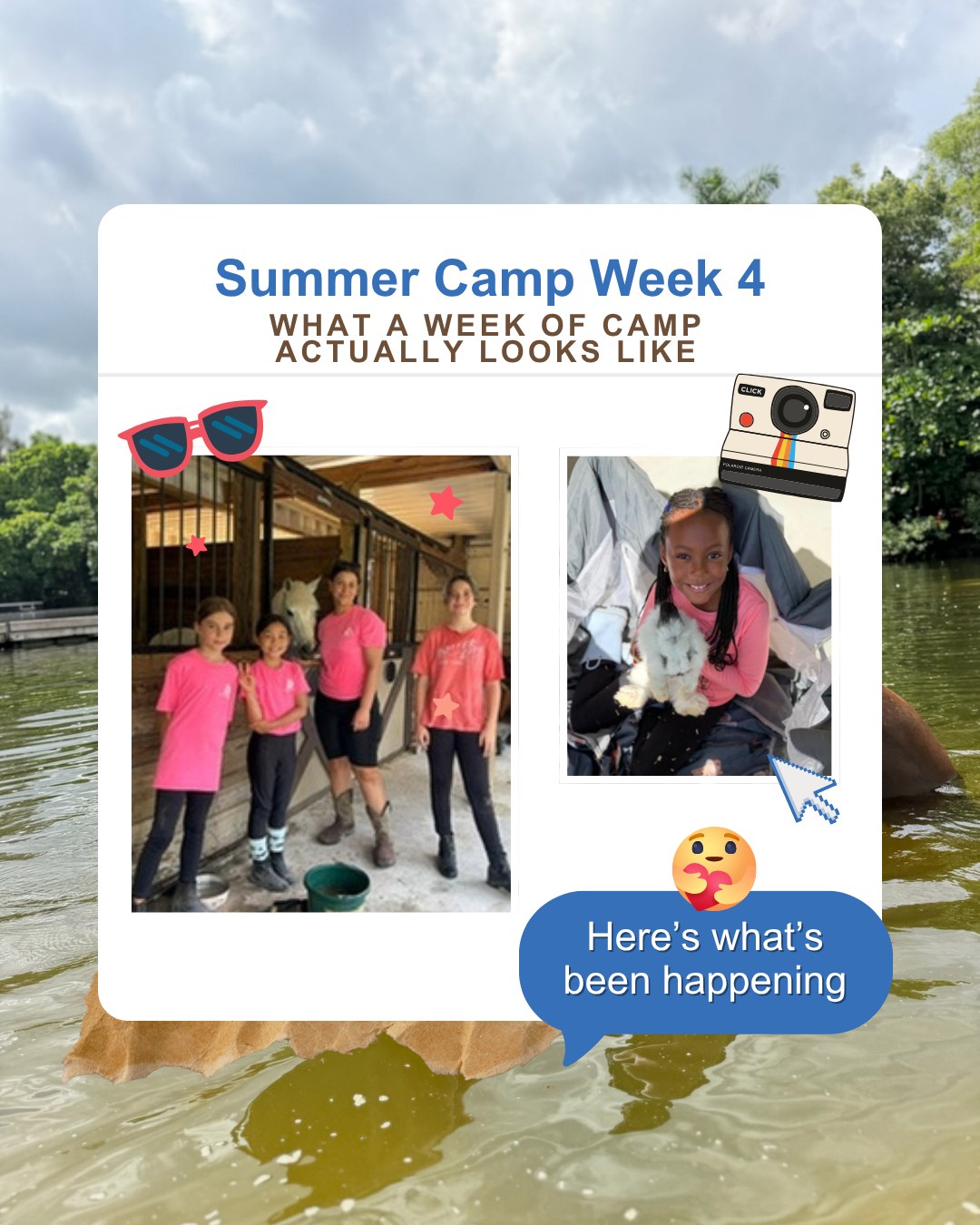 Summer Camp Week 4 โ๏ธ
Every week is about connecting kids to nature, animals, and a whole lot of fun. Week 4 delivered exactly that.
This is summer the way it's meant to be.
๐น Next week: MOUNTED ARCHERY โ shooting from horseback, only at Davie Ranch. Spots are limited, so register ahead to join the fun.
#daviefl #summercamp
Summer horseback riding camp in Davie, Florida featuring mounted archery, horseback riding lessons, outdoor adventures, and unforgettable experiences for kids and teens.
