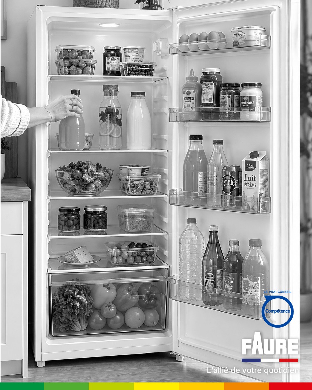 🥗❄️ Des aliments bien conservés, c’est la clé d’un quotidien plus serein !
Avec les réfrigérateurs FAURE, profitez d’un espace de rangement pratique et fonctionnel pour garder vos aliments frais plus longtemps 🍎🥛
Design, confort d’utilisation et fiabilité : tout est pensé pour vous accompagner au quotidien et simplifier l’organisation de votre cuisine 👍
Parce qu’un bon réfrigérateur, c’est bien plus qu’un appareil électroménager, c’est un allié de tous les jours.
👉 Retrouvez la gamme froid FAURE dans vos magasins Compétence !
#MagasinsCompétence #Faure #Réfrigérateur #GammeFroid #Cuisine #Conservation #Électroménager #Maison #Confort