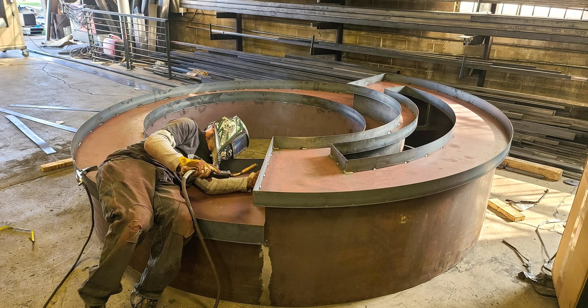 A few years later, this fire pit is still one of our favorites. Projects like this are a reminder of why we love custom fabrication. Taking an idea, building it piece by piece, and creating something that becomes part of someone’s outdoor space is what it’s all about.
#firepit #metalfirepit #fountain #metalworks #fabrication #metaldesign #steelworks #americaneaglewelding #design #modernsteel #custom #architecture #utahdesigner #homedecor