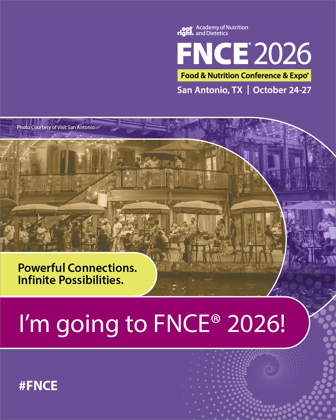 Excited for the 2026 Food & Nutrition Conference & Expo in San Antonio this October! Ready to learn, connect, and be inspired. Who's joining us?
More at the link in bio!
#FNCE