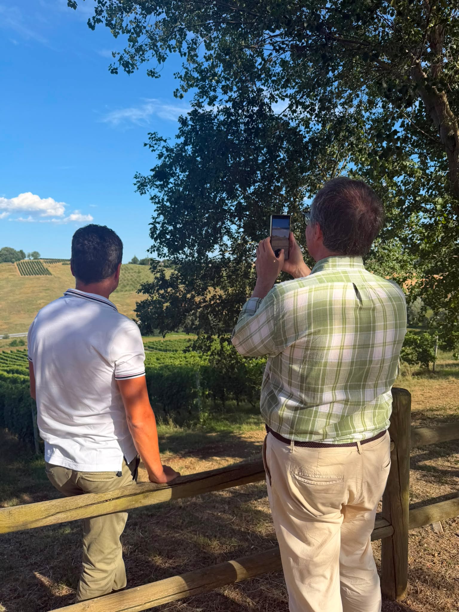 Abbiamo avuto il grande piacere di accogliere a Borgo Paglianetto @marco.colognese .
Un'occasione speciale per raccontargli da vicino la nostra realtà, passeggiare nella nostra amata Sinclinale Camerte e condividere l'identità del Verdicchio di Matelica attraverso le sue diverse espressioni.
A rendere l'esperienza ancora più significativa, una piccola verticale del nostro Vertis, con le annate 2019, 2020, 2021 e un'anteprima del nuovissimo 2023: un viaggio nel tempo che racconta l'evoluzione del nostro territorio e della nostra visione.
Grazie Marco per la curiosità, l'attenzione e il tempo che ci hai dedicato.
A presto! 🍷
We had the great pleasure of welcoming Marco Colognese to Borgo Paglianetto.
It was a special opportunity to share our story, walk together through the beautiful Camerte Syncline, and explore the identity of Verdicchio di Matelica through its many expressions.
To make the experience even more meaningful, we enjoyed a small vertical tasting of our Vertis, featuring the 2019, 2020, and 2021 vintages, along with a preview of the brand-new 2023 release—a journey through time that reflects the evolution of our land and our vision.
Thank you, Marco, for your curiosity, your attention, and for the time you spent with us.
See you again soon! 🍷
#borgopaglianetto #verdicchiodimatelica #matelica #vinoitaliano #organic #madeinitaly #winelovers