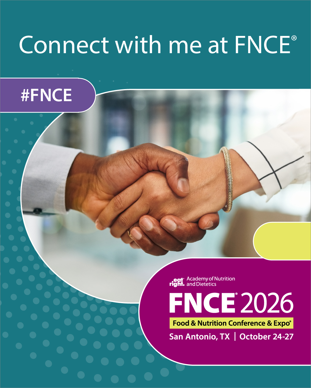 🎉 The 2026 Food & Nutrition Conference & Expo is happening this October in San Antonio, and we can't wait to be a part of it! 🙌 Who else is excited to dive into all things food and nutrition? Let's make some amazing memories together!
More at the link in bio!
#FNCE