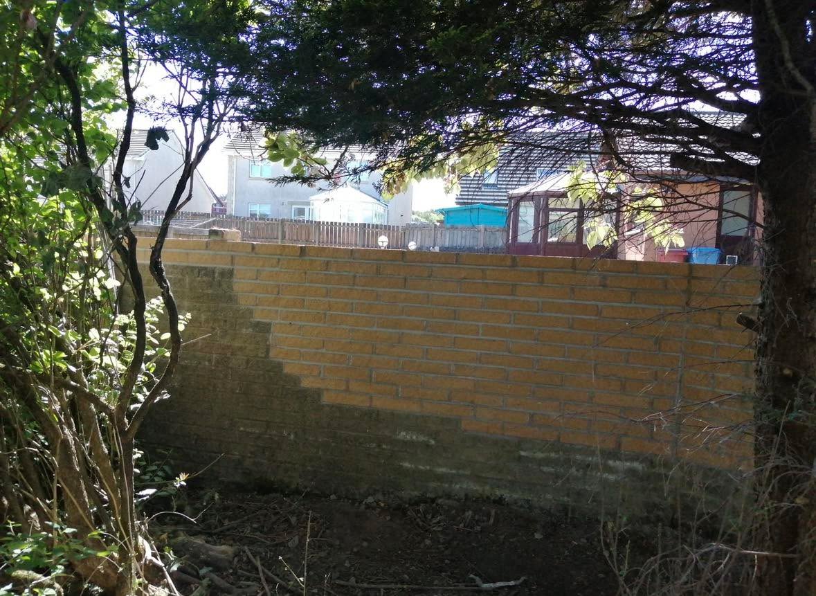 Failing boundary wall reconstructed — West Lothian