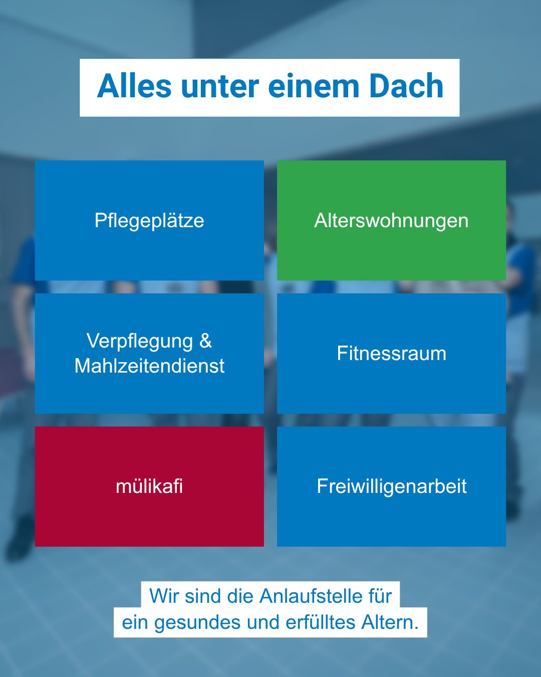 Alles unter einem Dach. 🏡
Gesund und erfüllt altern bedeutet, dass die passende Unterstützung genau dann da ist, wenn sie gebraucht wird.
Im Alterszentrum Obere Mühle greifen verschiedene Angebote nahtlos ineinander. So entstehen kurze Wege, vertraute Ansprechpersonen und eine Begleitung, die sich an den Bedürfnissen jedes einzelnen Menschen orientiert.
💙 Erfahren Sie mehr über das vielfältige Angebot der Oberen Mühle.
#alterszentrumoberemühle #lenzburg #alterszentrum #lebensqualität #begleitung