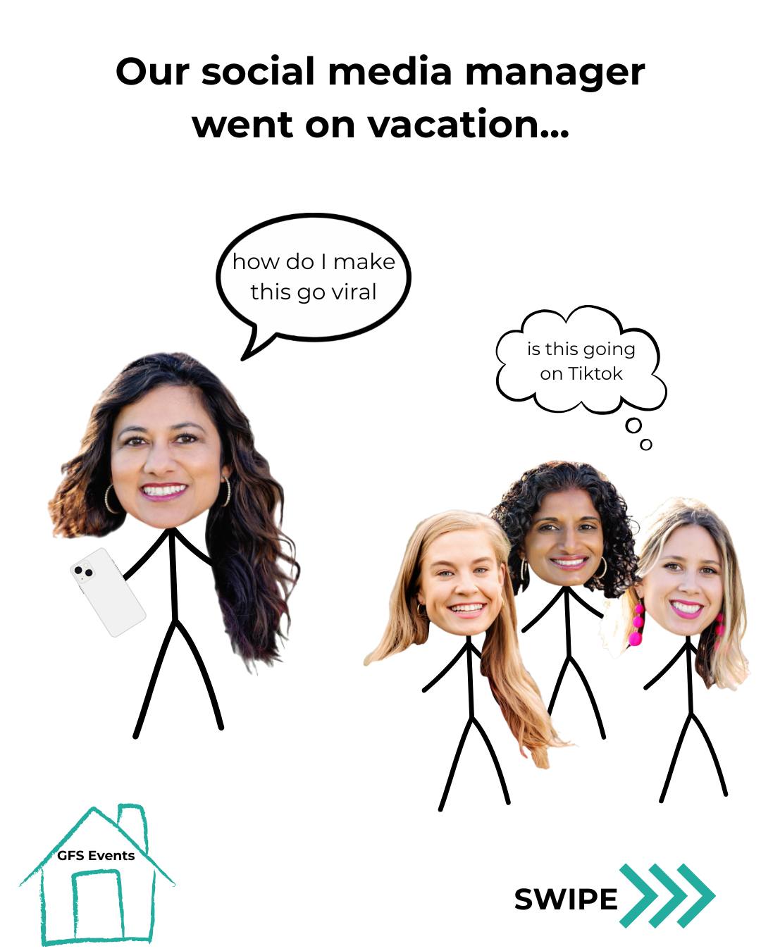Our social media manager is out of the office, but the show must go on…did we do this right…? 🫣
Like this post so we can show her that the algorithm still loves us!
#GFSEvent #nonprofitfundraising #nonprofit