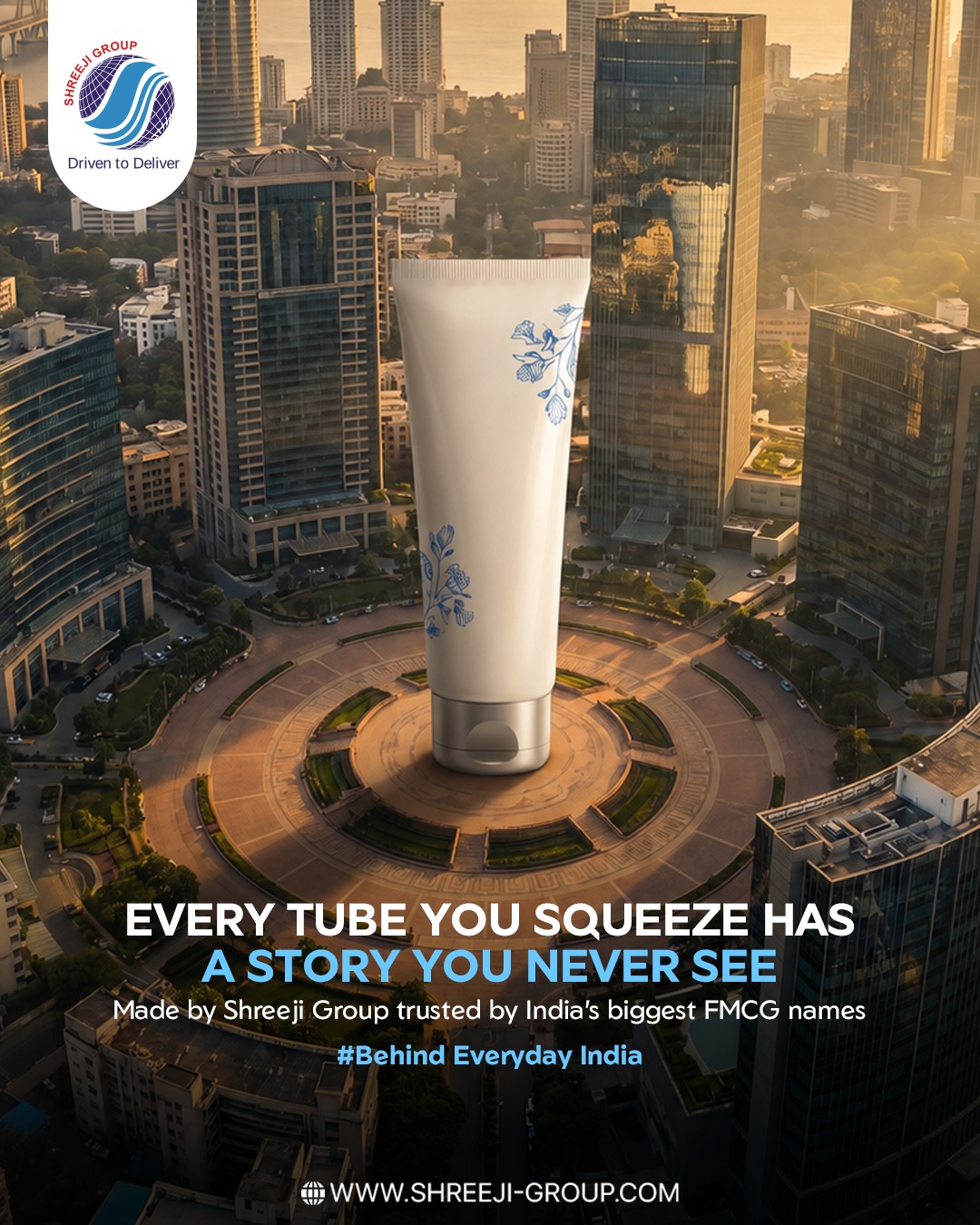 Behind every product you use lies precision, innovation, and trust. Shreeji Group powers leading FMCG brands with quality packaging solutions that quietly support everyday life.
- - - - -
Website: www.shreeji-group.com
Mobile: +91 9719912323.
Email: marketing@shreeji-group.com
- - - - -
#ShreejiGroup #PackagingSolutions #FMCGIndustry #ManufacturingExcellence #BehindEverydayIndia