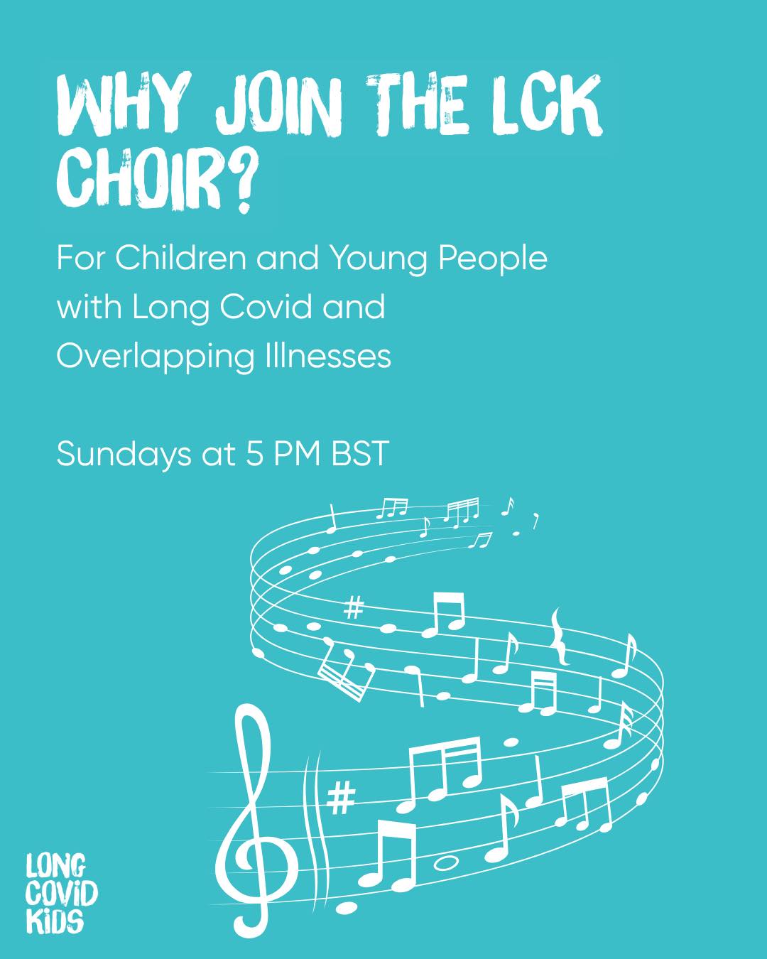 Sometimes the simplest things can matter the most. 🧡
The LCK Choir will meet online this Sunday from 5–6pm for the last session before our summer break. It’s a free, welcoming space for children, young people, and families living with Long Covid and overlapping illnesses to come together through music.
There's no experience needed, and no pressure to perform. Led by vocal coach Merel van der Knoop, it's designed to be accessible and enjoyable, whatever the week has brought. Benefits include:
A sense of connection and belonging – Children can meet and sing with other young people who understand the challenges of living with Long Covid, helping reduce feelings of isolation.
Expert musical guidance – Sessions are led by a professional musical leader, giving children the opportunity to develop their singing skills in a supportive and engaging environment.
Accessible participation from home – The virtual format allows to take part at a pace that works for their energy levels.
Boosts confidence and self-expression – Singing and performing can help build confidence, express themselves creatively, and celebrate their achievements.
Supports wellbeing – Music-making can be uplifting, enjoyable, and emotionally rewarding, providing a positive focus and a regular activity to look forward to.
Develops musical skills – Improvements in vocal technique, rhythm, listening skills, and musical understanding whilst having fun also!
Creates a sense of achievement – Working together towards performances or recordings gives participants shared goals and a rewarding sense of accomplishment.
Encourages friendship and peer support – Regular sessions help form connections with others in a welcoming and understanding community.
We hear from families that having something to look forward to — something low-energy, creative, and connected — can make a real difference to how a week feels.
Join from wherever you are, whenever you're ready. 🎶
Find out more and book your place on the events page on our website.
#LongCovidKids #LongCovid #ChronicIllness #InvisibleIllness #ChildHealth #Choir