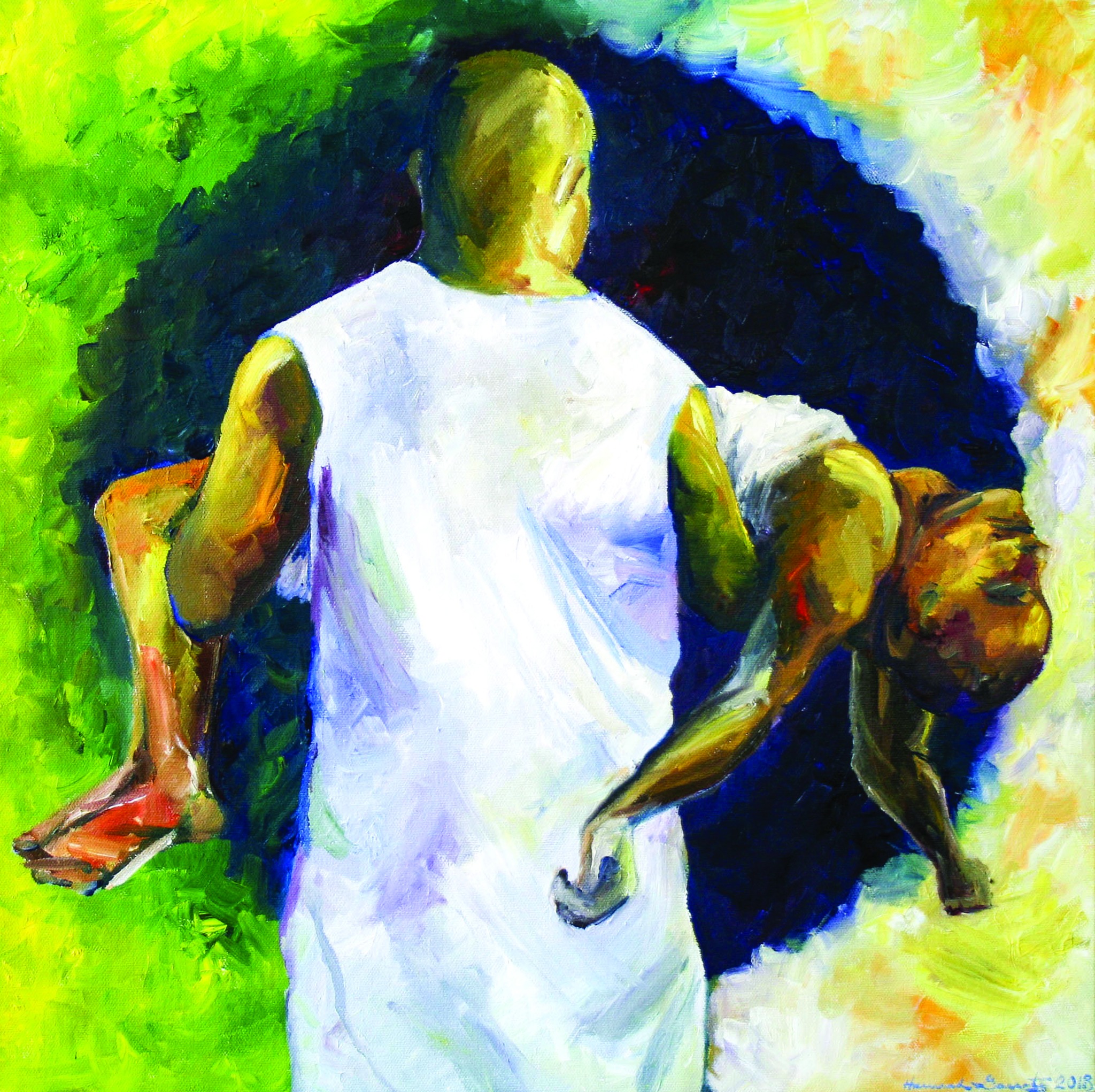 Yesterday in our "Faces of Faith" series we spent time with Joseph of Arimathea, a man who risked so much without any guarantee that things would turn out okay. He did so because "he was waiting expectantly for the Kingdom of God (Luke 23:51)," and practicing taking one step after the next in the direction of love.
Many folks were moved by this portrayal of Jospeh's action, a painting by Hannah Garrity. And we were left to consider what it means to participate in building God's Kingdom.
"The Kingdom is when everyone has enough. It is when families are healed. It is when shame is renounced, and inner freedom is laid hold of. It is when human dignity, bestowed in the image of God in all humanity, is cultivated, protected, and served in families & faith communities, in schools and our collective institutions. The Kingdom is the vision of wholeness – in which persons are bound not only to God but to one another in a caring, sharing, rejoicing community with nothing to make them afraid.”
-Lisa Sharon Harper