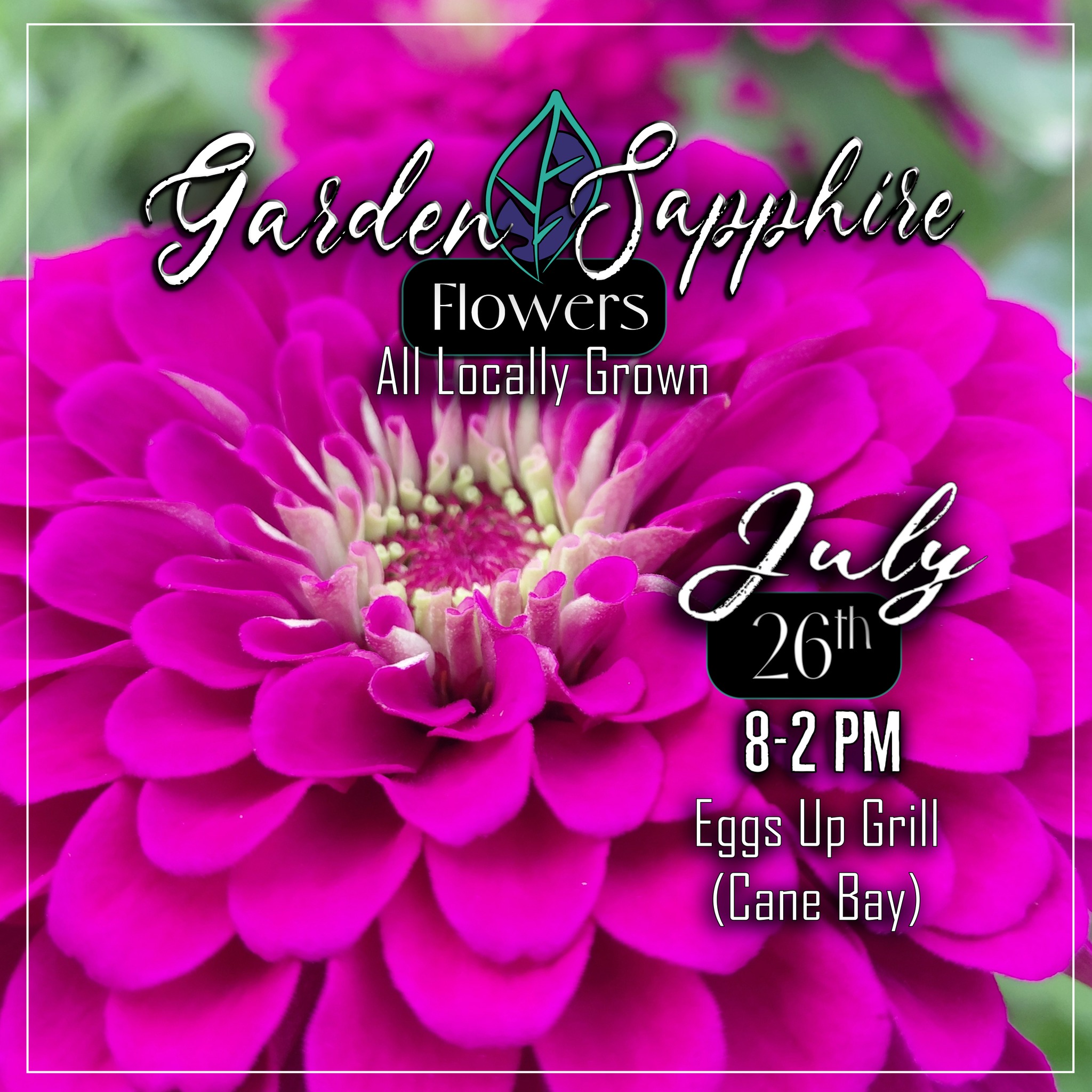 We are holding off on our Friday Pop-up due to the Forecast for Thunderstorms. BUT! You will still be able to get your Garden Sapphire Flowers this Sunday at Eggs Up Grill.
We are looking forward to some RAIN, but we are looking forward to seeing YOU more! Have a good weekend, and we'll see you on Sunday.
@followers