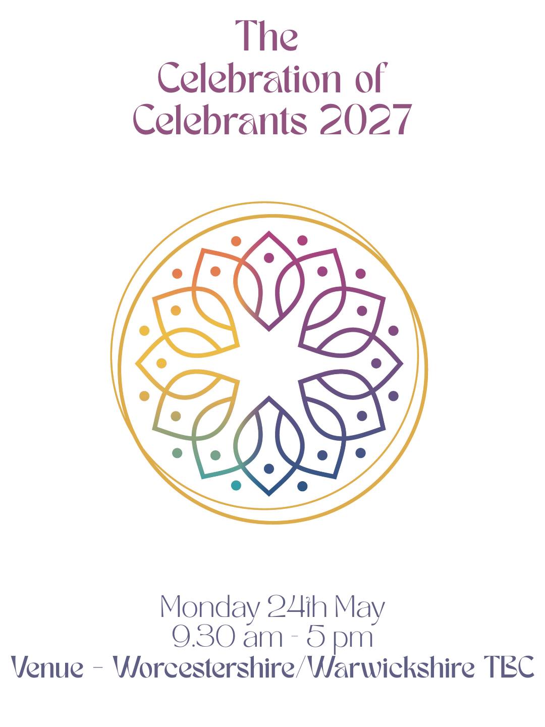 Do you follow The Celebration of Celebrants?
💫 The next annual celebrant event is on Monday 24th May 2027 and will follow on from this year's amazing celebration.
💫 There'll be some familiar faces attending, including our supporters @obitusvivedia and @westerleighgroupuk
We have new speakers lined up!
We are looking for suggestions on who you'd like to see there.
Any ideas? Leave a message below 📨
#celebrationofcelebrants
#celebrantsupport
#celebrantcommunity
#celebrantcircle