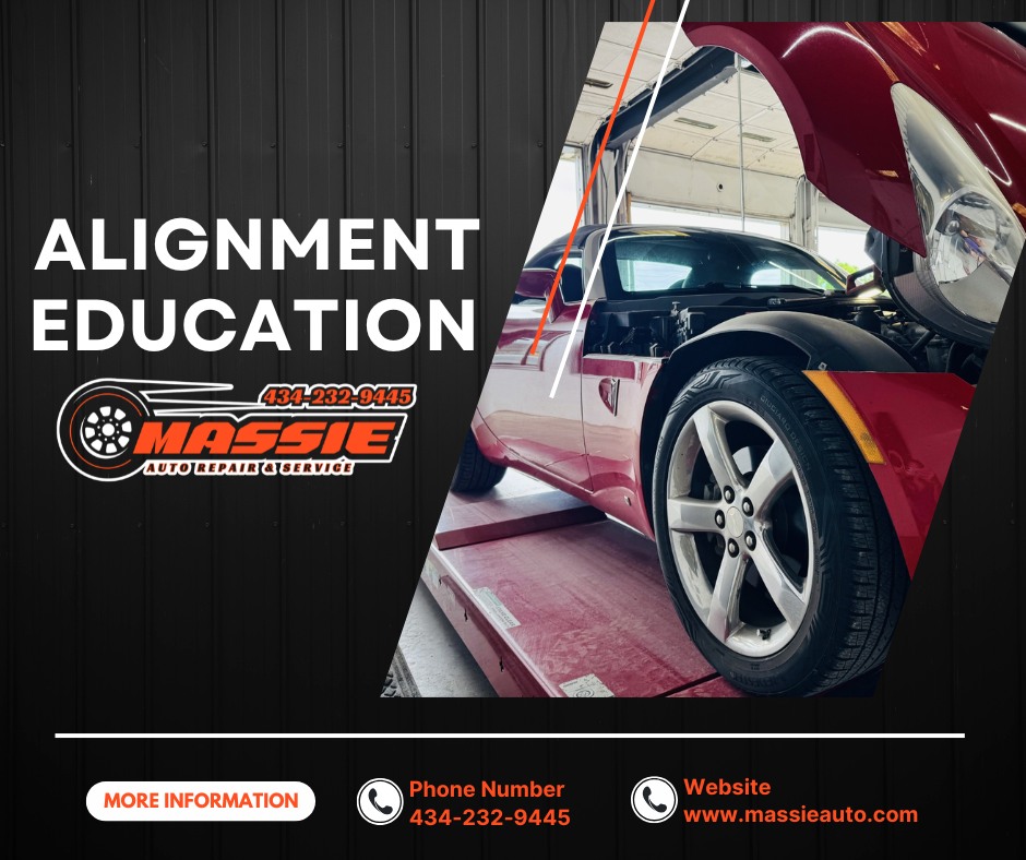 🚗 Is Your Vehicle Pulling to One Side?
It Might Be Time for an Alignment! 🔧
A proper wheel alignment does much more than keep your steering wheel straight—it helps protect your investment.
✅ Benefits of a Wheel Alignment:
• Extends the life of your tires
• Improves fuel efficiency
• Provides better handling and steering control
• Reduces unnecessary wear on your suspension
• Helps keep your vehicle driving straight and safely
If your steering wheel is crooked, your vehicle drifts left or right, or you've recently hit a pothole or curb, don't ignore the signs. A simple alignment today can help prevent costly repairs tomorrow.
📍 Stop by Massie Auto Repair & Service and let our experienced technicians make sure your vehicle is driving the way it should.
📞 Call us today: 434-232-9445
Drive Straight. Save Tires. Stay Safe.