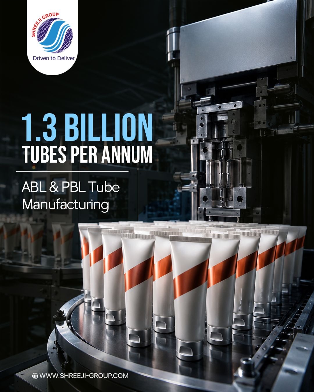 Precision, scale, and consistency define every tube we manufacture. With an annual capacity of 1.3 billion ABL & PBL tubes, Shreeji Group delivers packaging solutions industries trust.
- - - - -
Website: www.shreeji-group.com
Mobile: +91 9719912323.
Email: marketing@shreeji-group.com
- - - - -
#ShreejiGroup #TubeManufacturing #PackagingSolutions #ABL #PBL