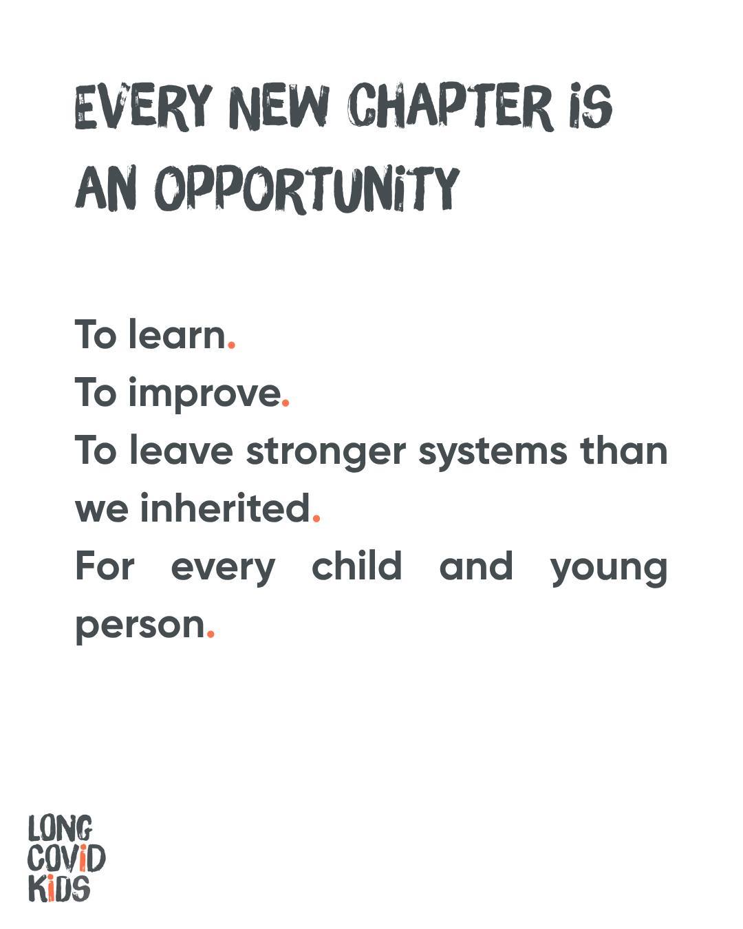 🧡Every new chapter is an opportunity.
This week marks the start of a new chapter in UK politics, with @andy.burnham becoming Prime Minister.
For Long Covid Kids, our focus remains the same.
Over the past six years, we've listened to thousands of children, young people and families affected by Long Covid. Their experiences have helped shape research, improve understanding and influence policy across health, education and beyond.
As the country looks ahead, we hope the lessons of COVID-19 are not forgotten.
Every child deserves access to the healthcare, education and support they need to thrive. Every family deserves to be heard. And every lesson learned should help build stronger systems for the future.
Because preparedness isn't just about the next pandemic. It's about creating healthier, more inclusive systems that work for children and young people every day.
Childhood doesn't wait. 🧡
#ChildHealth #LongCovid #PandemicPreparedness #ChildrenAndYoungPeople #LongCovidKids