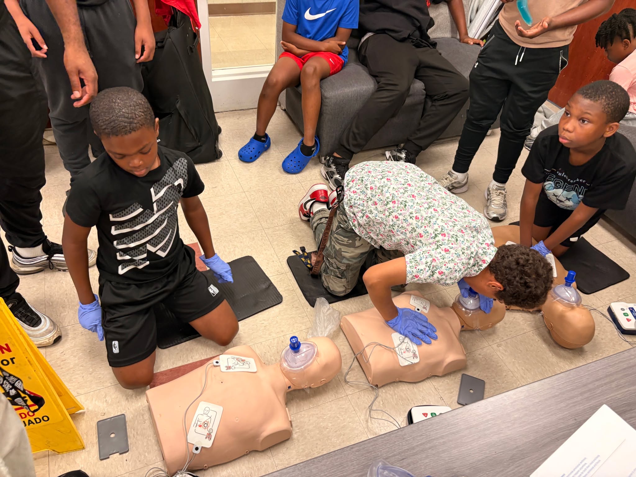 Building helpers and heroes in our community! 💜🩹
New Gen middle and high school boys are working toward CPR certification with training from our partners at Street Smartz Over Safety (@streetsmartzoversafety).
We are proud of these young men for taking the initiative to learn life-saving skills and prepare to help others in times of need. Through hands-on training, they're gaining tools that can make a difference when every second counts.
Thank you to Street Smartz Over Safety for investing in our youth and helping empower the next generation of leaders, helpers, and heroes. 💜
#NewGen #YouthDevelopment #CPRTraining #BuildingLeaders #CommunityImpact #StreetSmartzOverSafety #FutureHeroes #PeterPaulRVA 💜