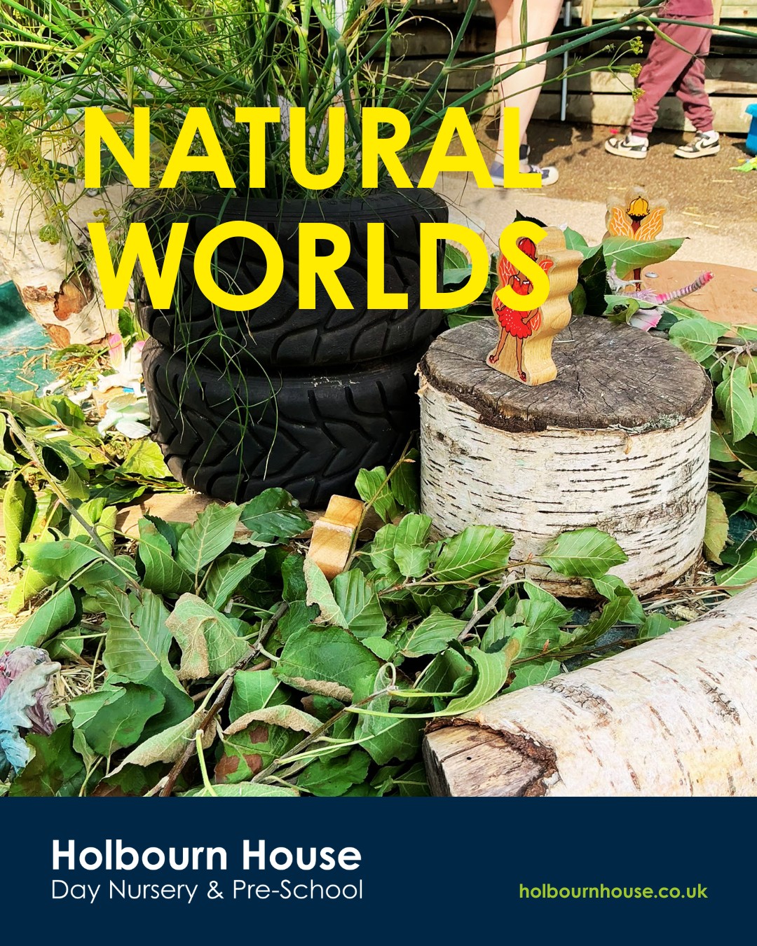 Natural World 🌍
We regularly bring natural elements like leaves, flowers, pine cones, mud, grasses, wood and branches into play, enabling children to explore their natural environments, variety of textures and smells and explore how their imaginations can bring these to life.
#LearningThroughPlay #NaturalWorld #EarthsResources #EarlyYears #PlayInNature