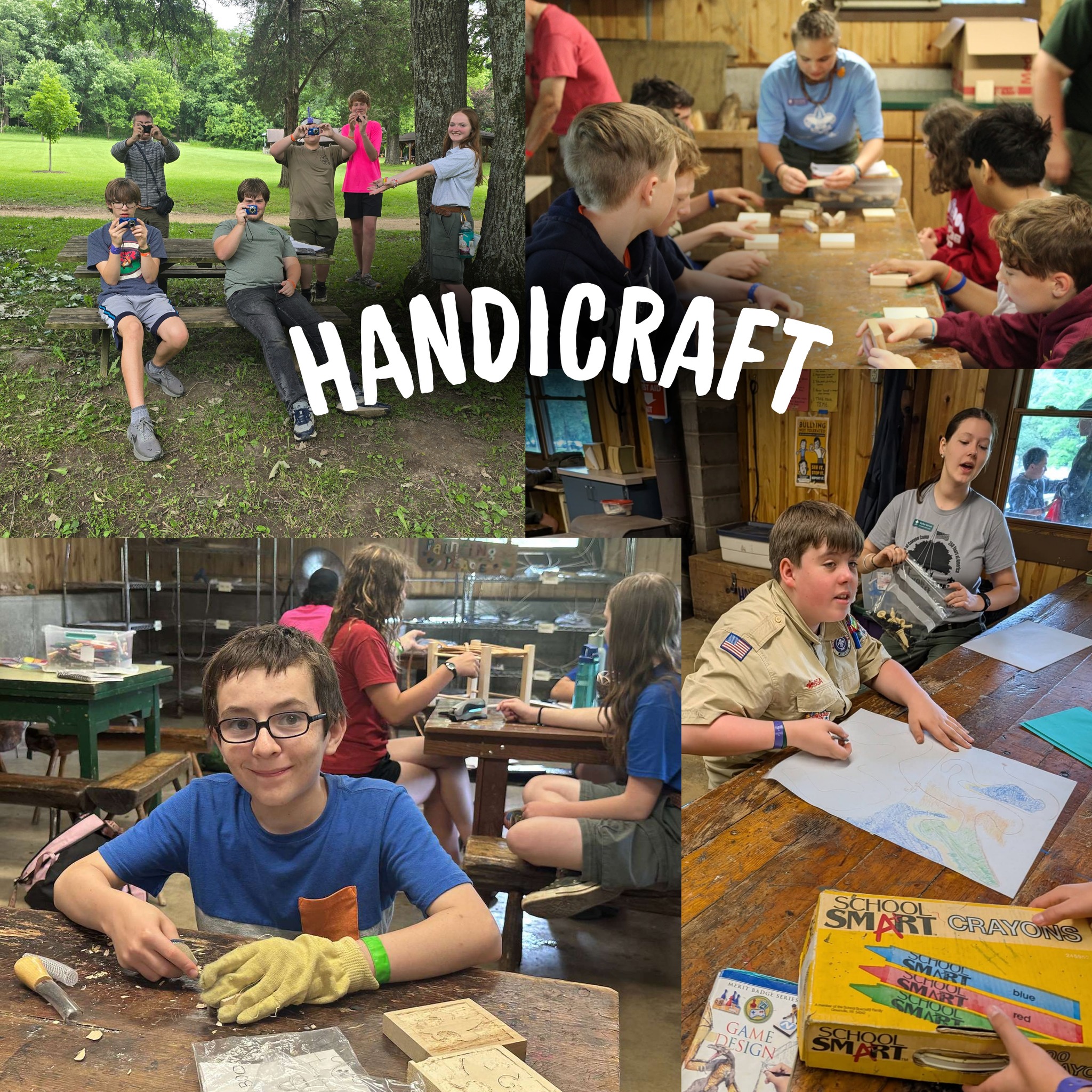 We're continuing our program area highlights with Handicraft!
Handicraft offers a variety of merit badges, including Chess, Photography, Woodcarving, Leatherworking, and more. Whether you're carving, crafting, or learning a new skill, Handicraft is the perfect place to get creative.
#SummerCamp #FindYourselfAtCanyonCamp #orderofthearrow #CanyonCampBSA