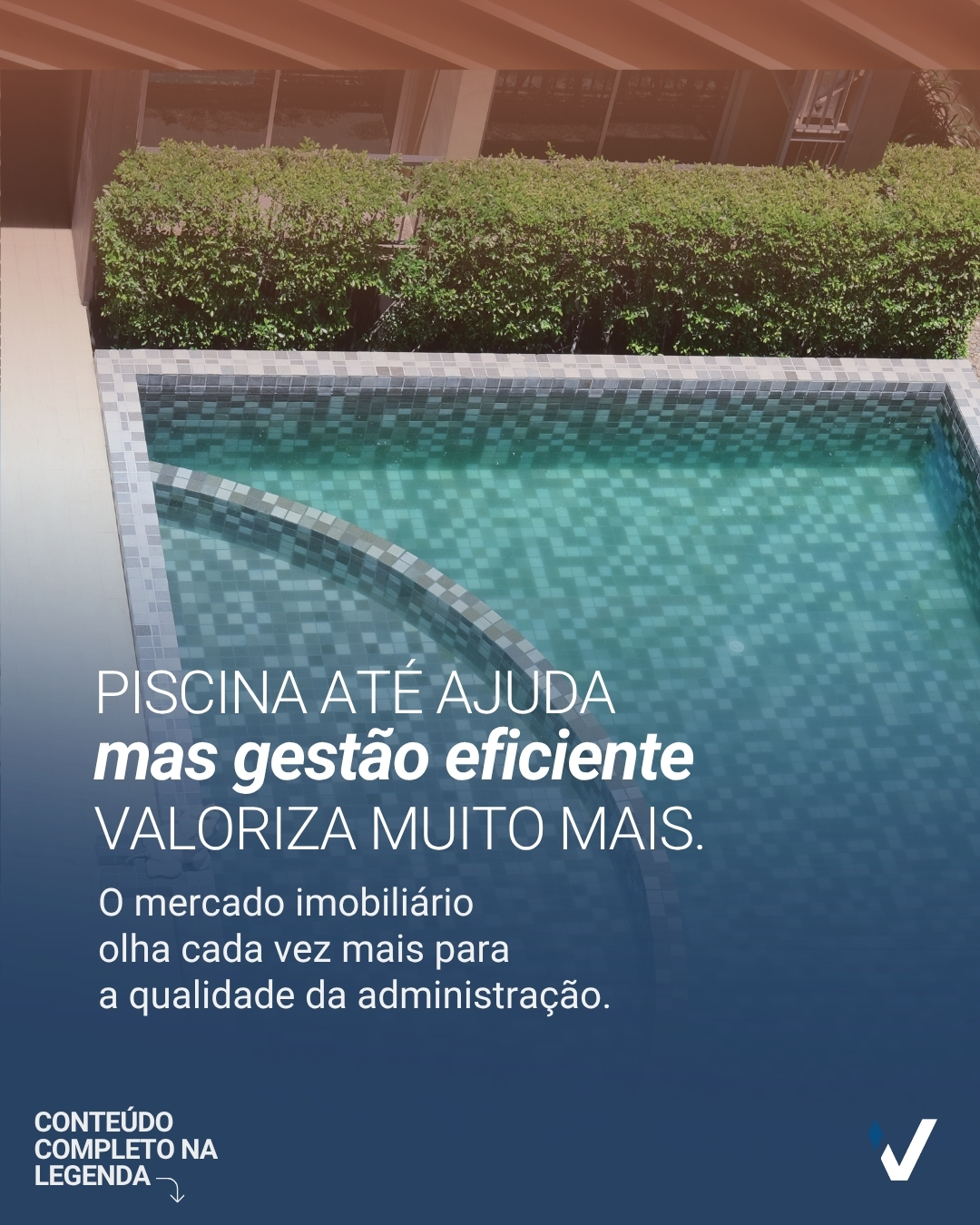 Quando um comprador avalia um imóvel, ele não observa apenas a área de lazer.
Prestação de contas organizada.
Baixa inadimplência.
Manutenção preventiva.
Boa conservação.
Planejamento financeiro.
Tudo isso influencia diretamente na percepção de valor do condomínio e na atratividade dos imóveis.
Uma gestão eficiente protege o patrimônio de todos os moradores.
VIP’S
Porque viver bem,
começa com uma
boa gestão.
#ValorizaçãoImobiliária #GestãoCondominial #Patrimônio #Síndico #VIPSCondomínios