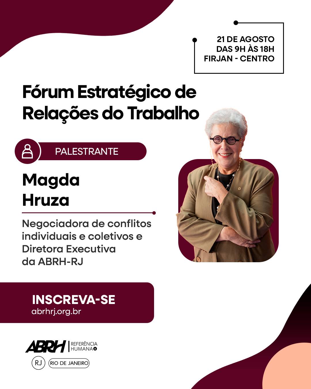 Conheça os demais palestrantes do Fórum Estratégico de Relações do Trabalho.
A programação reúne profissionais com diferentes experiências e perspectivas para discutir os temas que estão transformando as relações do trabalho e impactando empresas, lideranças e profissionais de RH.
Neste carrossel, apresentamos mais especialistas que farão parte desse encontro, contribuindo para uma programação completa, estratégica e conectada aos desafios do mercado.
💡 Já conferiu a primeira parte do nosso time de palestrantes? Ela também está disponível no feed! Assim, você conhece todos os especialistas que estarão conosco no Fórum.
📅 21 de agosto
⏰ 9h às 18h
📍 Firjan – Centro
Garanta sua participação e inscreva-se em abrhrj.org.br.
#ABRHRJ #RelaçõesDoTrabalho #GestãoDePessoas #RH #DireitoDoTrabalho #FórumEstratégico #Liderança #ReferênciaHumana