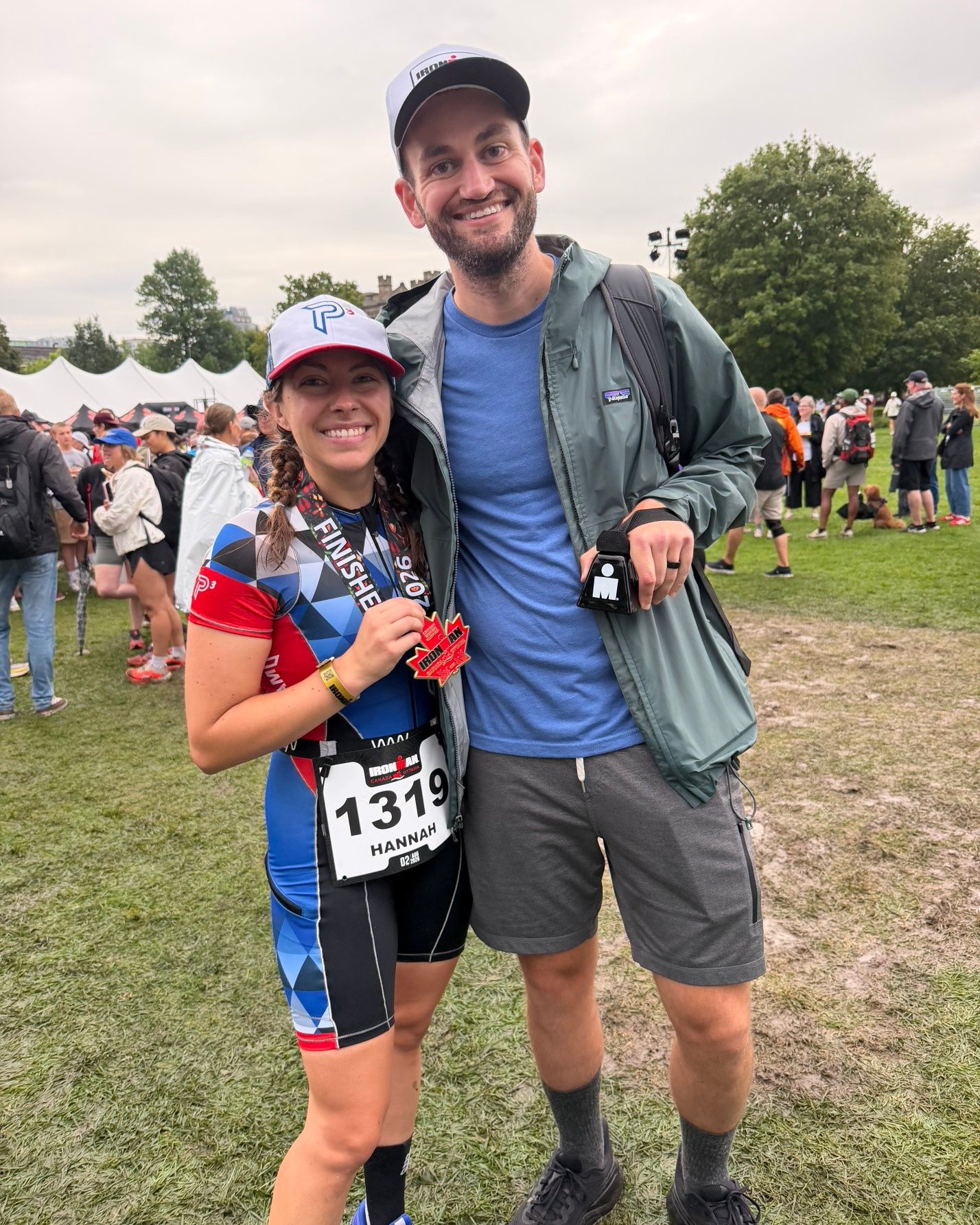 #MedalMonday
Let's celebrate our P3 athletes who conquered @ironmantri Ottawa yesterday in tough, wet conditions.
Huge congrats to first time IRONMAN athletes @hannah_ludlow1 and @tommy_swimbikerun .
Your first 140.6 is always an incredible feeling and these two made tough conditions look easy, because they put in the work to prepare for it!!
Success at these races is almost entirely about preparation, these two were prepared and successful because of their hard work, fantastic training partners and incredible supporters at home.
Team work makes the dream work
#TEAMP3
#P3Fitness
