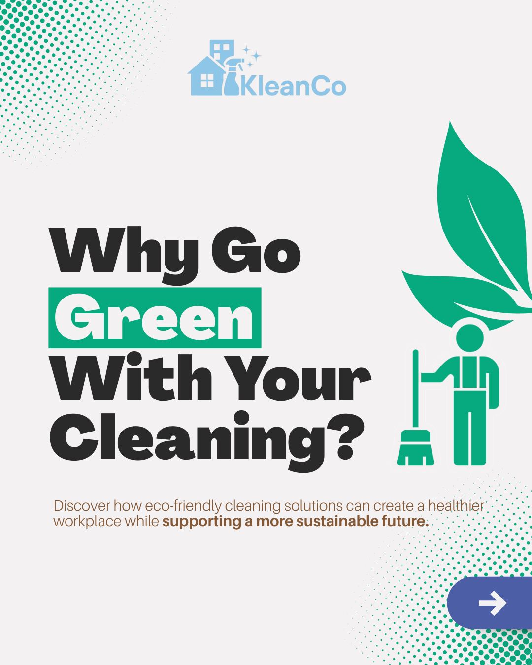 A clean workplace shouldn't come at the expense of the environment.
By choosing greener cleaning solutions, businesses can create cleaner, healthier spaces for employees and visitors while supporting more sustainable practices.
Here's why more businesses are making the switch:
🌿 Healthier indoor environments
🌿 Reduced use of harsh chemicals
🌿 More environmentally responsible cleaning
🌿 A positive reflection of your brand and values
At KleanCo, we're committed to delivering professional cleaning services that not only keep your premises spotless but also help support a cleaner future.
Swipe through to discover how green cleaning benefits both your business and the planet. 💚
📩 Get in touch with KleanCo to learn more about our professional cleaning solutions.
#KleanCoSG #GreenCleaning #EcoFriendlyCleaning #CommercialCleaning #SustainableBusiness #ProfessionalCleaning #CleaningServicesSingapore
