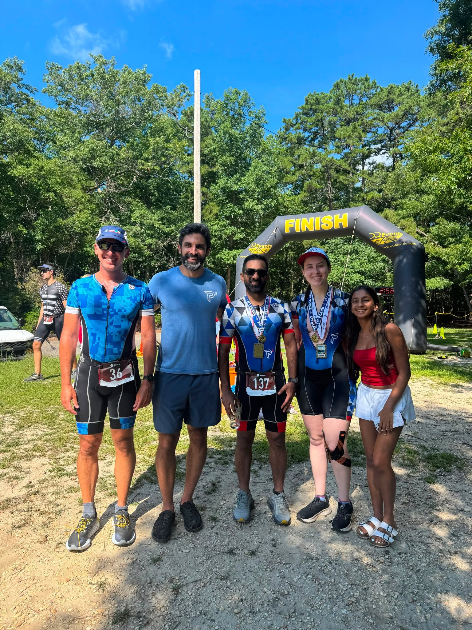 Great weekend racing with the TEAM!
Eight members of TEAM P3 went down to @dqevents Brookville tri this weekend and a great time was had by all!!
We had overall podium finishes, Age Group wins, multiple first time tris and several PR's.
Most important, just good, fun racing with TEAMmates.
Congrats all !
Oh... and Hannah and Sam caught some fish in Alaska too.....
#teamp3
#P3Fitness