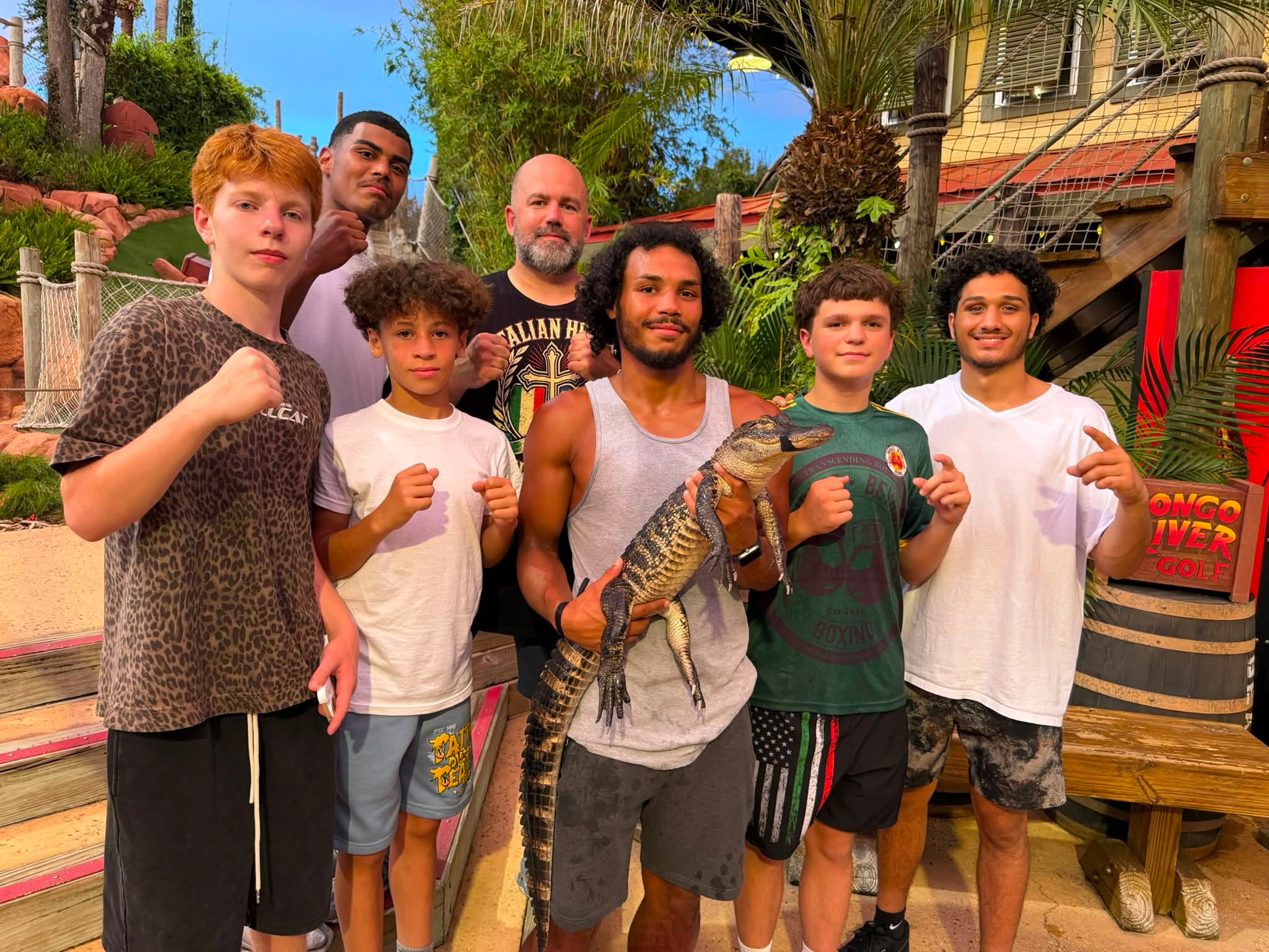 We closed out our trip with mini golf and a meet and greet with a gator. We’re glad to be home but this is truly a trip to remember. Endless laughs and amazing progress. Looking forward to the next one!