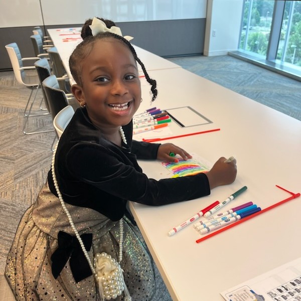 We're always excited to see our students exploring their talents beyond the classroom.
This summer, Keni Johnson from Ms. Brittany and Mr. Frank's 1st/2nd grade class took part in the @dominionenergy Clean Energy Art Contest. Her family shared these photos from the August 6 event, and Keni's joyful face says it all.
We're grateful to celebrate moments like these with our community. Please join us in cheering Keni on! 🎨💜
#PeterPaulRVA #CommunityOfOpportunity #StudentAchievement #YoungArtist #cleanenergyart