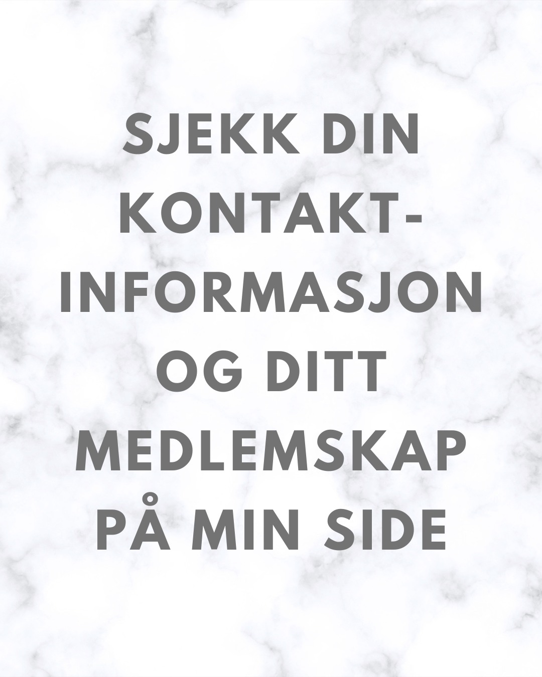 Da er vi endelig tilbake etter sommeren, med ordinære bemanningstider!
Er det lenge siden du har sjekket kontaktinformasjonen vi har
om deg? Og har du riktig type medlemskap?
🍂Gå inn på Min Side via vår nettside www.atleta.no og sjekk om dine kontaktopplysninger er riktige, i tillegg til at du sjekker om du har rett type medlemskap.
🍂Har du glemt passordet ditt på Min Side? Slik gjør du:
➡Trykk på "Glemt brukernavn/ passord?" når du er på innloggingen til Min Side.
➡Skriv inn ditt mobilnummer nede på siden.
➡Hak av for "Lag nytt passord".
➡Trykk på "Send sms".
-Du vil nå motta en sms med et nytt, midlertidig passord.
For å endre passordet:
➡Logg deg inn på Min Side med det nye midlertidige passordet du har mottatt på sms.
➡Velg "Endre passord".
➡Så fyller du inn et nytt passord og trykker "Lagre".
🍂På Min Side kan du:
▶Administrere dine kontraktsdetaljer
▶ Laste opp ditt profilbilde
▶Oppdatere kontaktinformasjon og bostedsadresse
▶Se medlemsvilkår og personvernerklæring
▶Reservere deg plass og sjekke dine plasser på gruppetimer
▶Se oversikt over fakturaer
▶Se din treningsfrekvens hos oss
▶Se gavekorthistorikk og muligheten til å kjøpe nye
▶Studentmedlemmer: Laste opp studentbeviset ditt (der du laster opp profilbilde)
Ved å holde dine kontaktopplysninger oppdaterte, sørger du for at du kan motta viktig og relevant informasjon eller beskjeder knyttet til deg og ditt medlemskap😊
Får du problemer med å selv endre dine kontaktopplysninger eller medlemskap på Min Side, så gi oss beskjed slik at vi kan hjelpe deg😊
Vi ser frem til en ny og aktiv høst sammen med både "gamle" og nye medlemmer hos oss på Atleta treningssenter, og vi vil snart komme med noen nyheter!😀