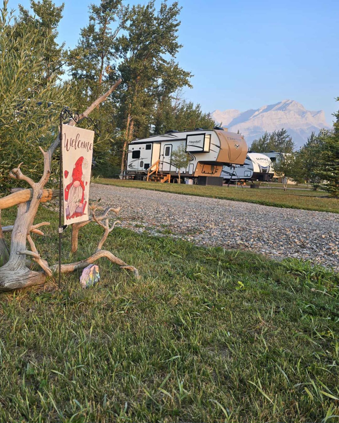Around this time of year, you start noticing how much quieter the mornings are.
Not because fewer people are here. Because everyone has settled into the rhythm of the season.
The coffee gets poured a little slower, the camp chairs come out a little earlier, and nobody seems to be in much of a rush.