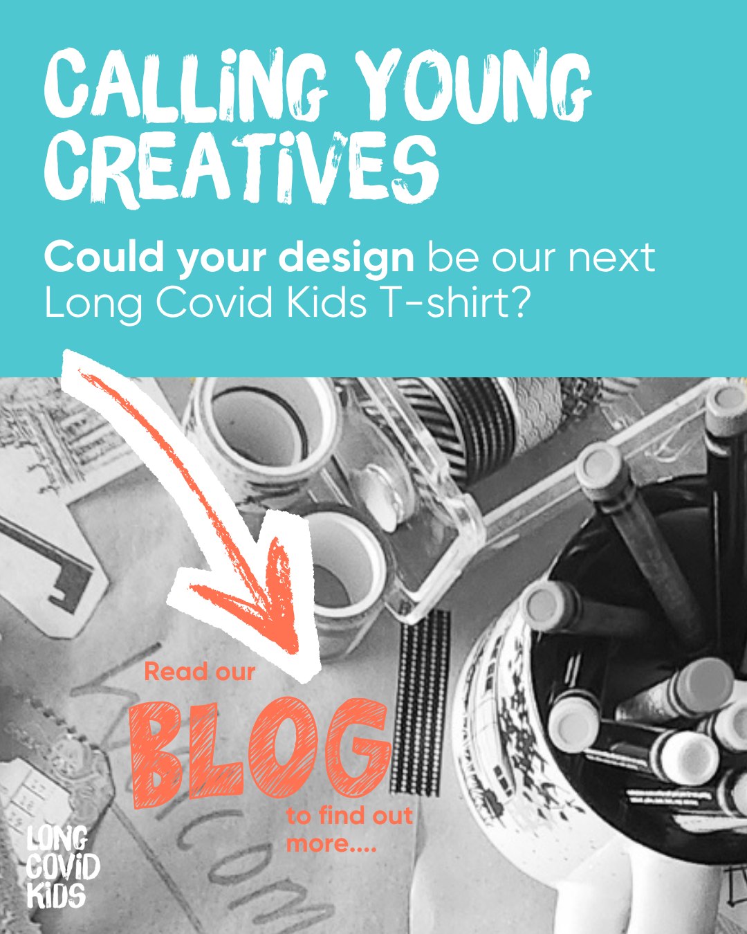 We’ve extended the deadline for our T-shirt Design Competition to 14 September - and we’d really love your help.
We’ve had some brilliant ideas come in so far, but only a few, and we’d love to see more of our children and young people get involved.
We’re always looking for new and creative ways to raise awareness of Long Covid in children and young people and reach beyond our existing community. The right T-shirt design could help us do that, starting conversations, creating a sense of belonging and making our community more visible.
The competition is open to anyone aged 21 or under. You don’t need to be an artist, we’re looking for an idea that people would genuinely want to wear.
So please encourage children and young people to have a go, or share it with someone creative who might have an idea.
📅 NEW DEADLINE: 9pm, 14 September
Check out our blog for more information.
Help us find a new way to get people talking about Long Covid in children.
Raise awareness, reduce stigma, improve experiences.
#competition #longcovid #tshirts #Charity