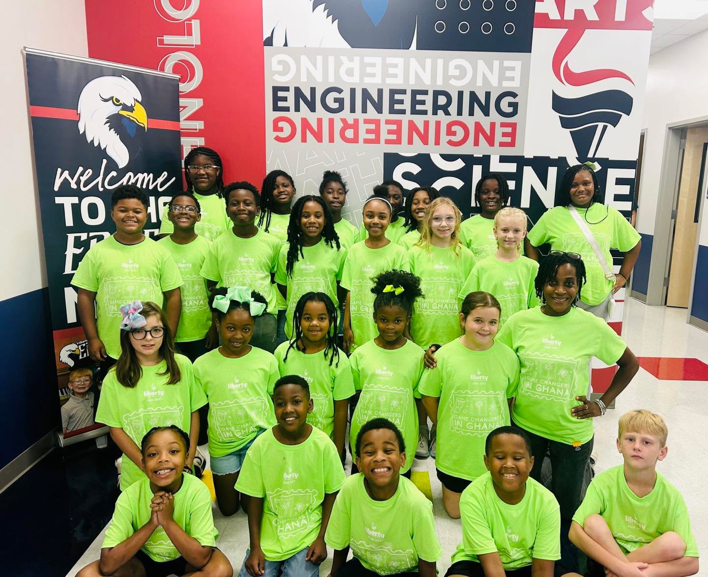 ๐โค๏ธ Elementary Academy Pride! ๐ฆ
Check out our Elementary Academy scholars proudly showing off their class shirts! Each class is representing its unique team name while building pride, belonging, community, and school spirit along the way. One campus. Many classrooms. One Eagle family. ๐ฆ
๐
#LibertyDifference #ElementaryAcademy #EaglePride