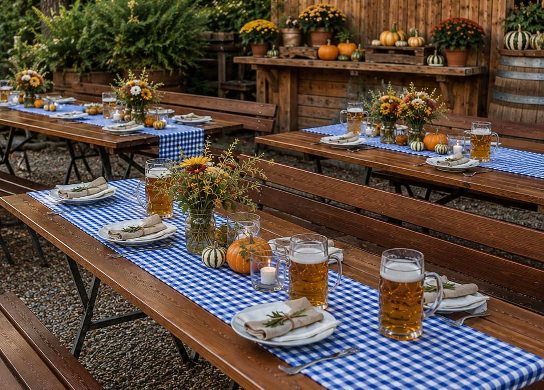 Wir bringen die Wiesn zu euch nach Hause! Bei uns gibt's alles für euer Herbstfest im kleinen & ganz großen Rahmen. 🥨🍻🍾
- Festzeltgarnituren
- Marktstände
- Klappzelte
- Heizstrahler
- Lichterketten
- Fass Stehtische
- Barsysteme
- Mietgeschirr
- Cateringzubehör
#fantasyevents #tirol #topservice #zuverlässig #eventengineering #professionell #fantasyeventengineering #tirol #wiesn #oktoberfest #herbstfest #mietmobiliar #technik #events
