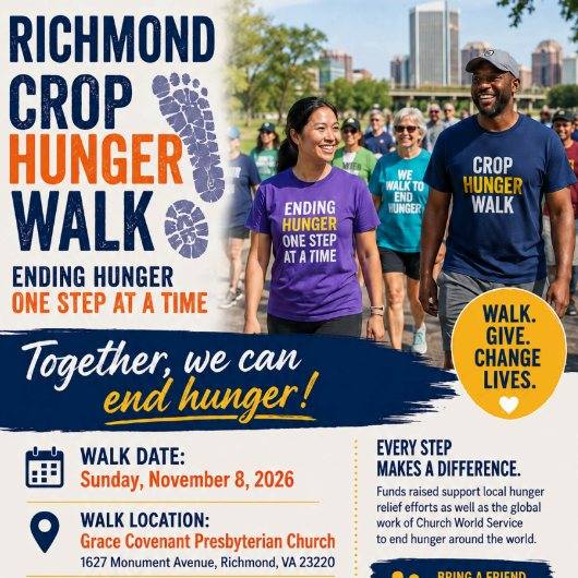 🌎 Join Peter Paul RVA's Team for the CROP Hunger Walk (@richmondvacrophungerwalk )!
We're coming together to take steps toward ending hunger, and we'd love for you to be part of the Peter Paul RVA team!
Whether you walk with us on event day or support a walker with a donation. you'll be helping provide hope and resources to people facing food insecurity in our community and around the world.
Every step and every gift makes a difference.
👉 Join our team or support a team member today at:
https://events.crophungerwalk.org/crophungerwalks/team/peter-paul-rva-2
#CropHungerWalk #PeterPaulRVA #EndHunger #CommunityStrong #WalkForACause