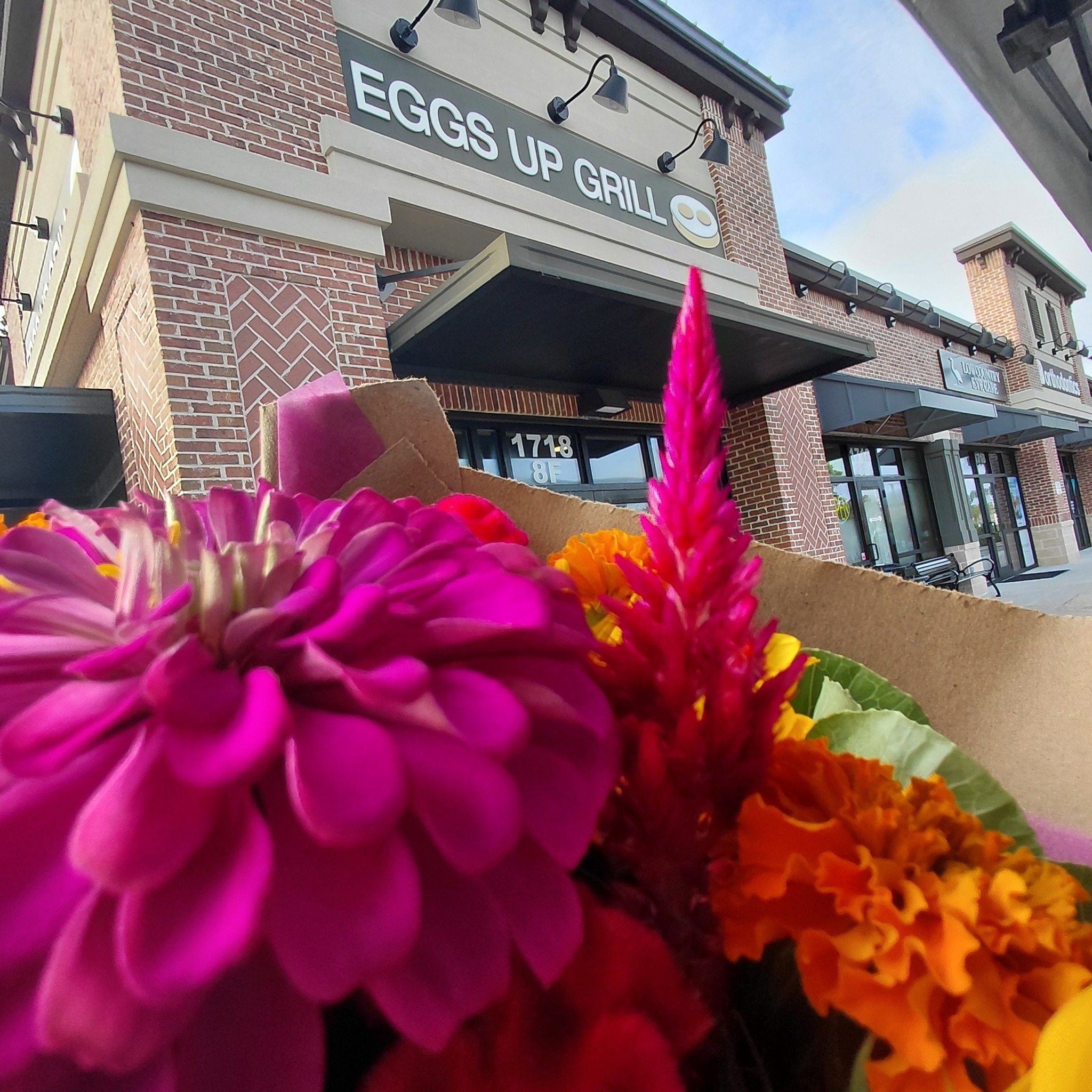 Eggs Up Grill and Garden Sapphire are ready to treat you to a Delicious and Beautiful start to your week.
Stop by Eggs Up Grill in Cane Bay to grab Breakfast and a Bouquet!
Looking forward to seeing you!
@followers
@eug_charleston