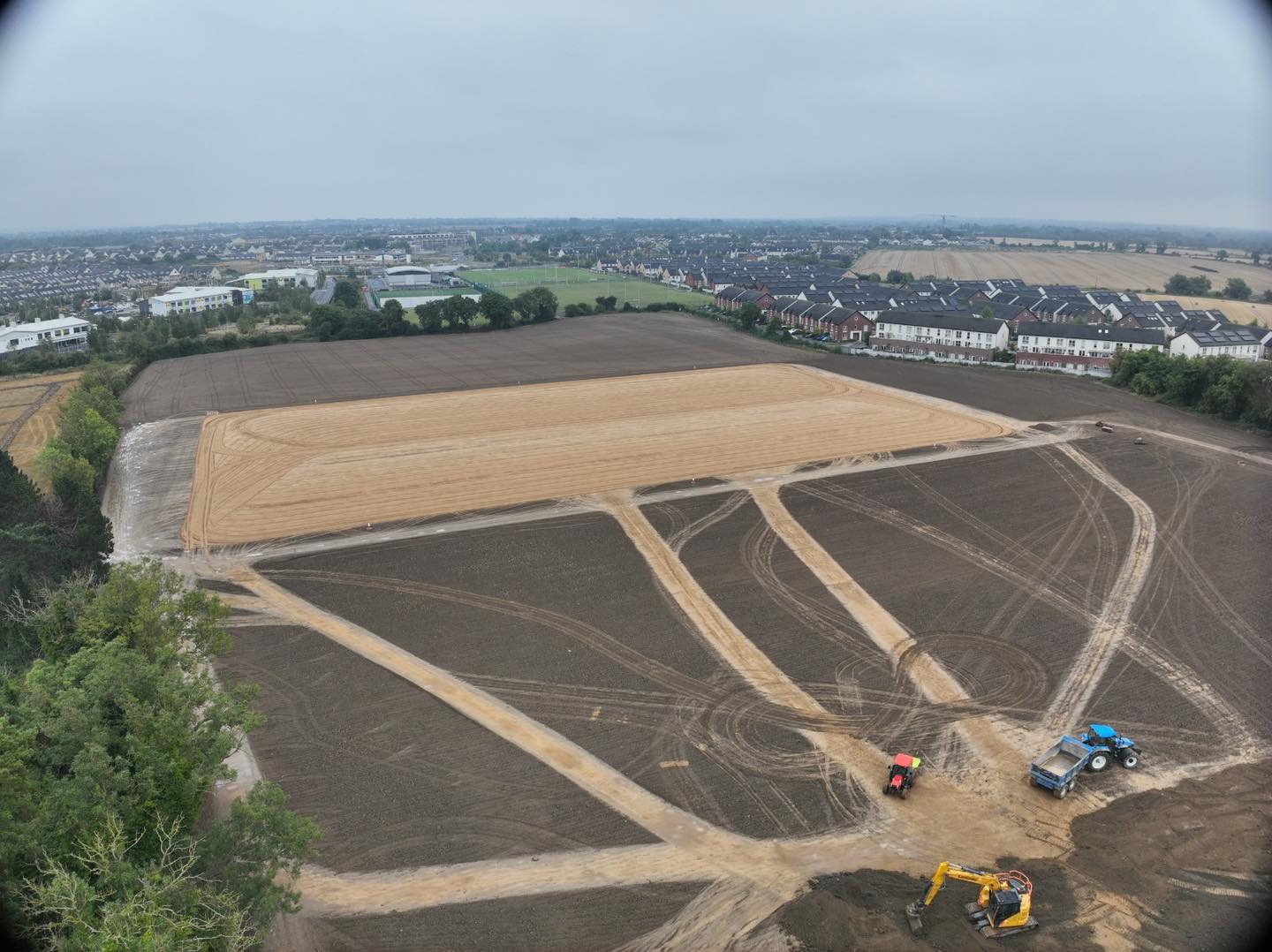 A view from the sky of our development! The future is looking good for our great club.