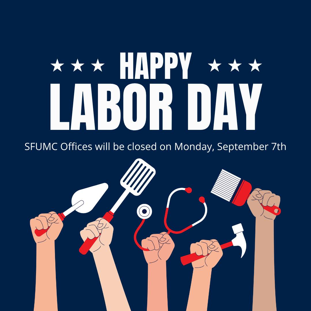 As we celebrate Labor Day, we’re carrying with us the words of the benediction shared in worship yesterday:
“Go now, beloved people of God,
into the work God has given you to do:
in a workplace or a classroom,
at home or in the community.
May you remember that every act of honest work,
every act of service, every act of care can become an offering to God.
And may we go from this place
determined to build a new world in the midst of the old:
a world where every worker is valued,
and where those who serve and care for others
are themselves served and cared for.
May we trust in the abundance of our Creator,
the love of Christ, and the courage of the Holy Spirit
to live our faith not only in this sanctuary,
but in our workplaces, our homes,
our schools, our communities,
and everywhere God sends us.
Go in peace.
Go in courage.
And go to make God’s love visible
in the work of your hands and the lives you touch.”