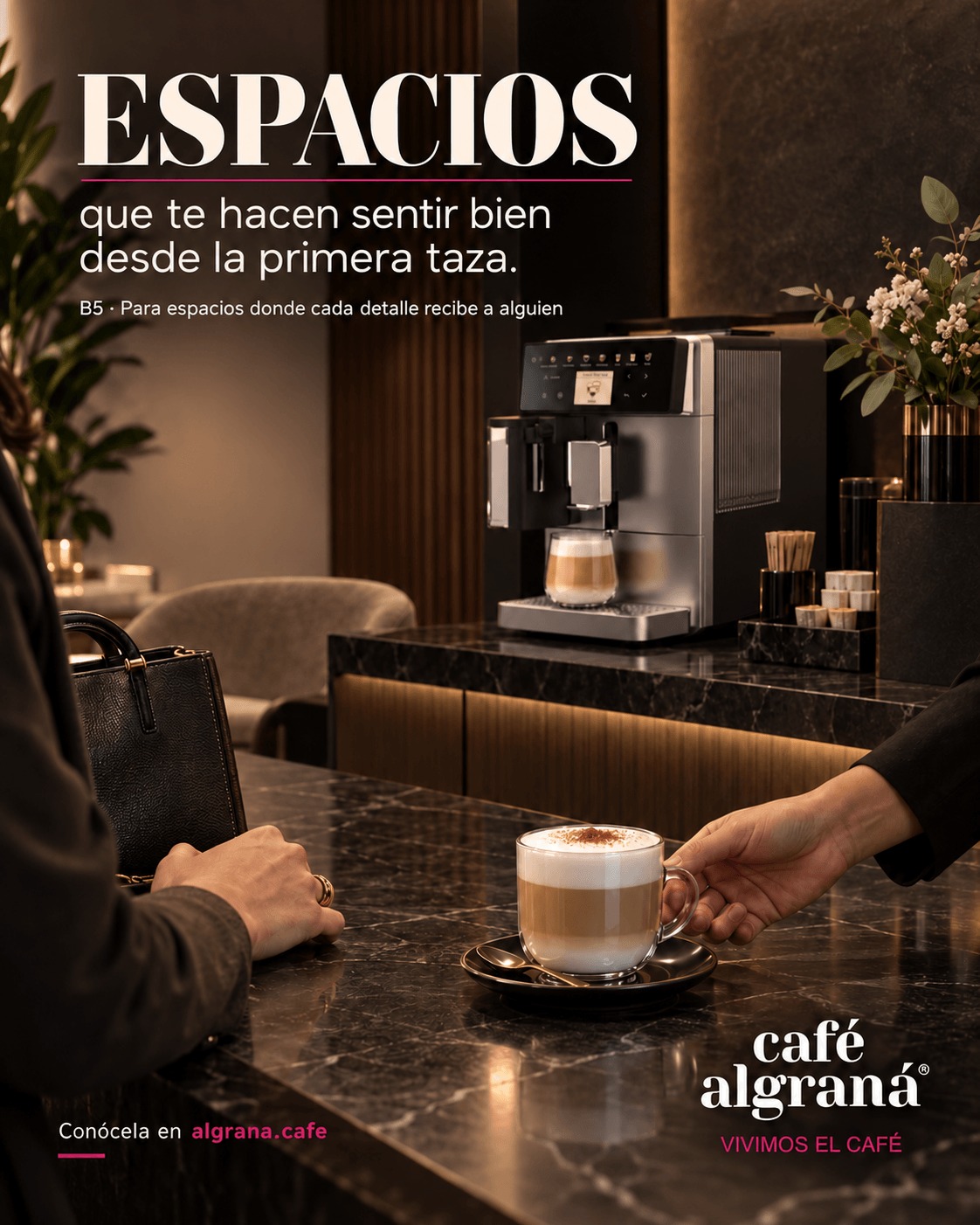 Pequeño espacio.
Buena atención.
Mejor experiencia. ☕
La B5 encuentra su lugar donde cada detalle cuenta.
📲 algrana.cafe
#KalermB5 #CaféAlgraná #Oficinas #CoffeeExperience