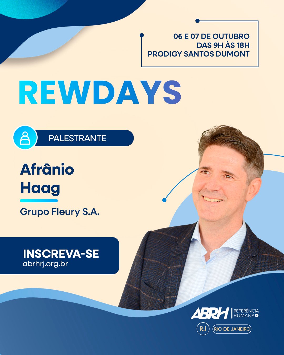 🚀 E a nossa lista de palestrantes continua crescendo!
Depois dos primeiros nomes que apresentamos, chegou a hora de conhecer mais profissionais que vão levar experiência, conhecimento e diferentes perspectivas para o REWDAYS 2026.
Cada nome deste time contribui para ampliar a conversa sobre remuneração, benefícios e gestão de pessoas, trazendo discussões conectadas aos desafios que o RH enfrenta na prática.
E se esse é só mais um capítulo do nosso time de especialistas, já dá para imaginar o que vem por aí. 👀
📅 06 e 07 de outubro
📍 Prodigy Santos Dumont – Rio de Janeiro
Quer estar perto de quem está movimentando essas discussões? Garanta seu ingresso para o REWDAYS 2026.
🎟️ Inscreva-se pelo link na bio!
#REWDAYS2026 #REWDAYS #ABRHRJ #Remuneração #Benefícios #RH #GestãoDePessoas #RecursosHumanos #Liderança