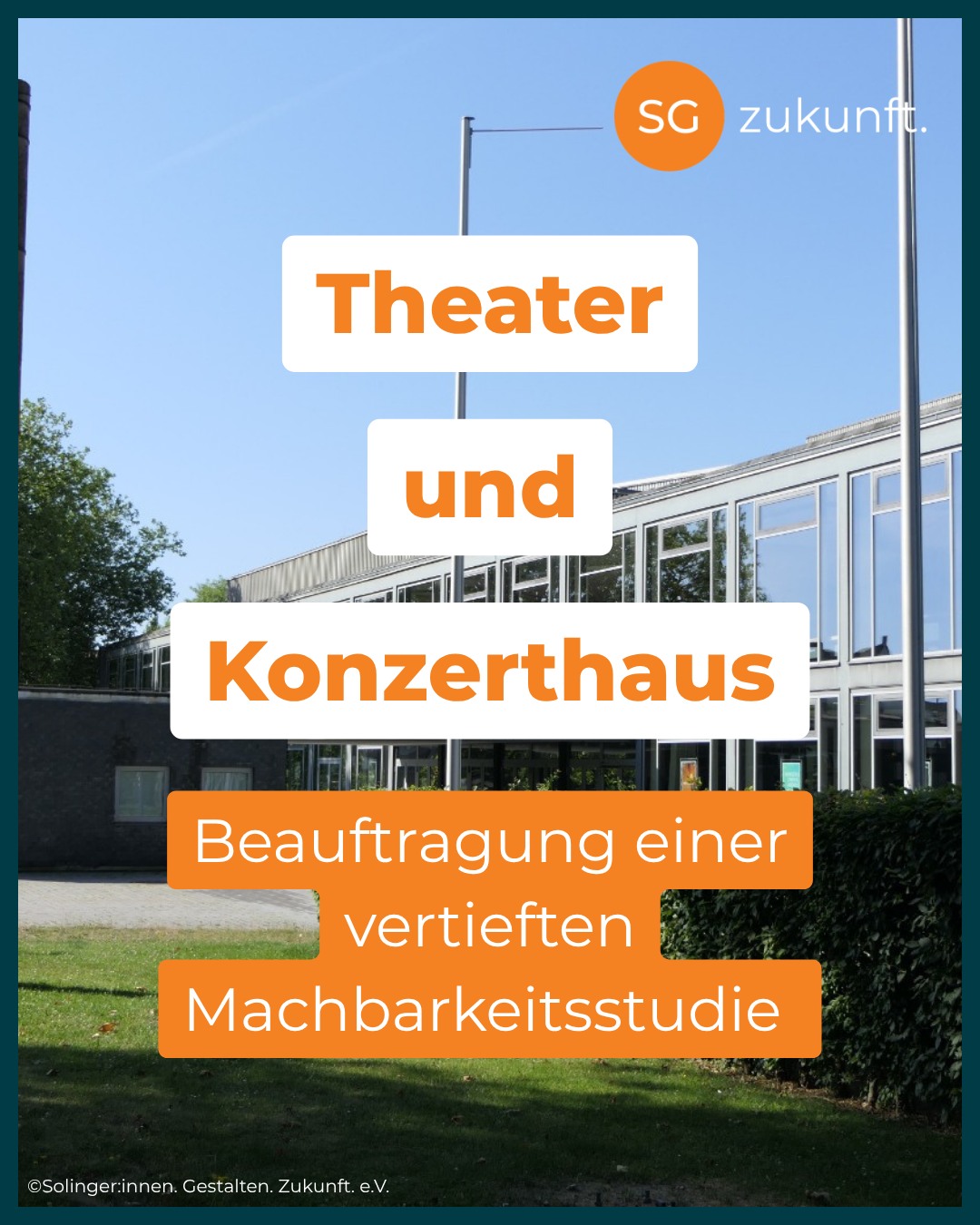 Gemeinsam für Solingen: Klare Fakten für Theater und Feuerwehr!
Heute wird in der Ratssitzung über zwei zentrale Zukunftsfragen für Solingen beraten: Theater und Konzerthaus sowie Feuer- und Rettungswachen.
Gemeinsam mit CDU, SPD und BfS bringt die SG zukunft. einen parteiübergreifenden Änderungsantrag ein. Ziel ist es, die verschiedenen Optionen fundiert zu prüfen und eine belastbare Entscheidungsgrundlage zu schaffen.
Unser Fraktionsvorsitzender Jan Höttges wird sich heute Abend in seiner Rede klar dazu positionieren und die Haltung der SG zukunft. darlegen.
Morgen melden wir uns mit einem Update, wie die Ratssitzung gelaufen ist und wie der weitere Plan aussieht.
Erst prüfen. Dann abwägen. Dann entscheiden. 🧡