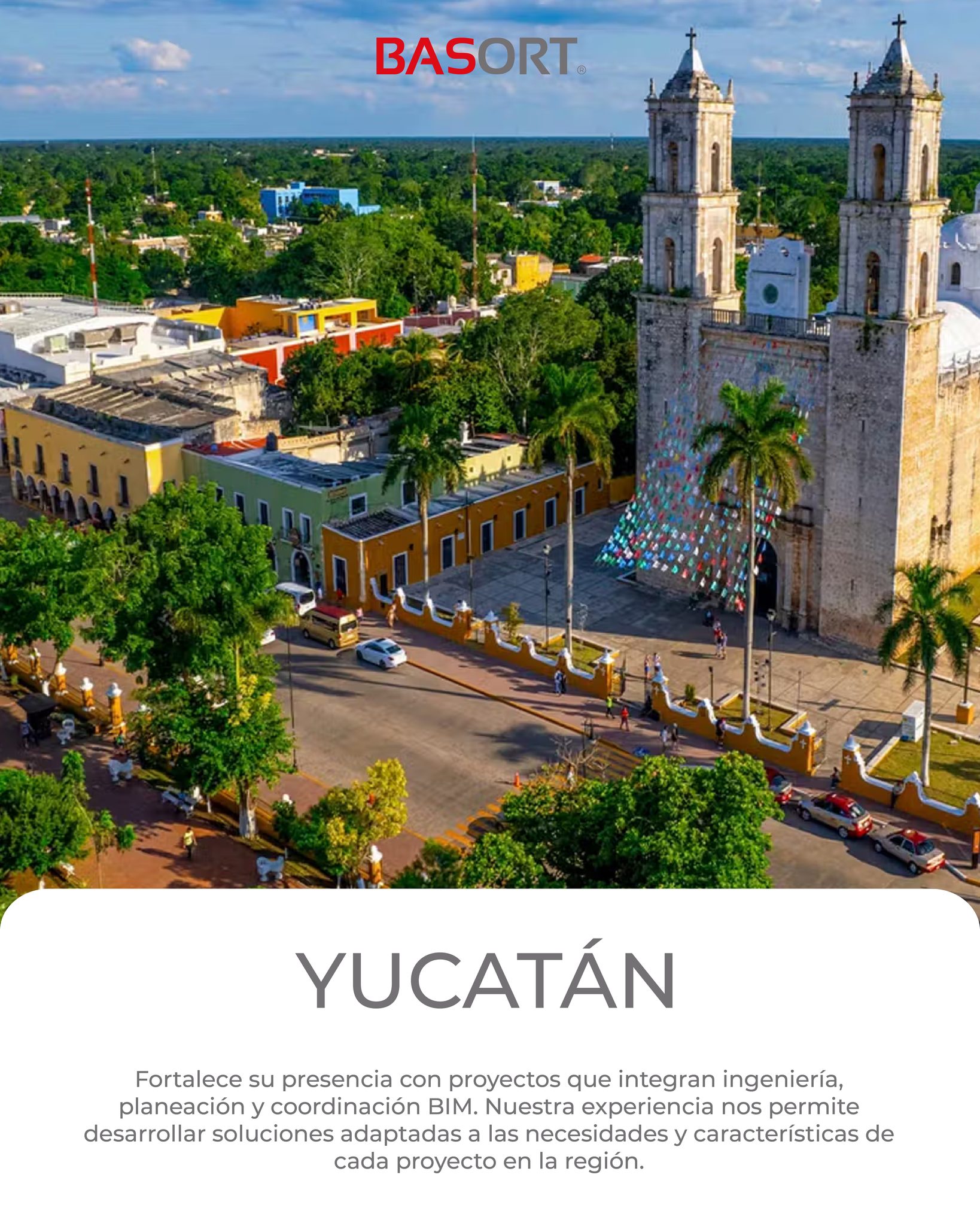 Nuestra presencia en Yucatán refleja el crecimiento de Basort y nuestra capacidad para desarrollar proyectos en distintos contextos del país. 🇲🇽📐 Ingeniería, coordinación BIM y experiencia para responder a las necesidades de cada proyecto. 🏗️
#Basort #Yucatán #Mérida #Ingeniería #Arquitectura #BIM #BIMMéxico #Construcción #ArquitecturaMéxico #IngenieríaBIM #IndustriaAEC #Proyectos #Infraestructura #DiseñoArquitectónico