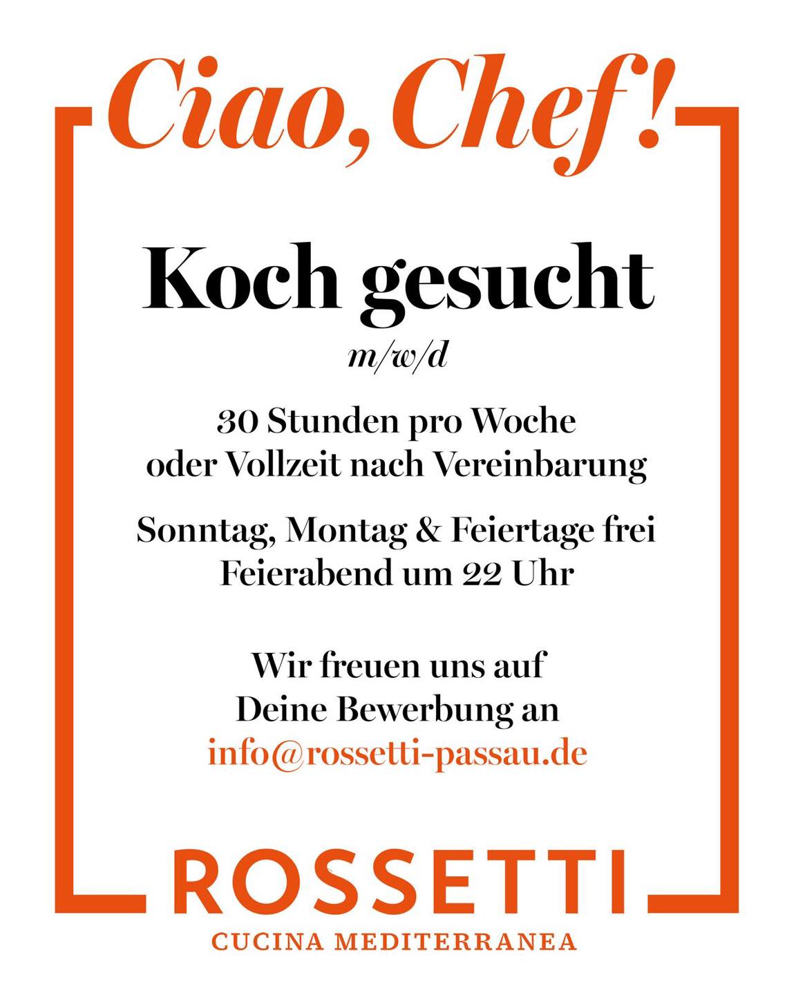 Koch gesucht!