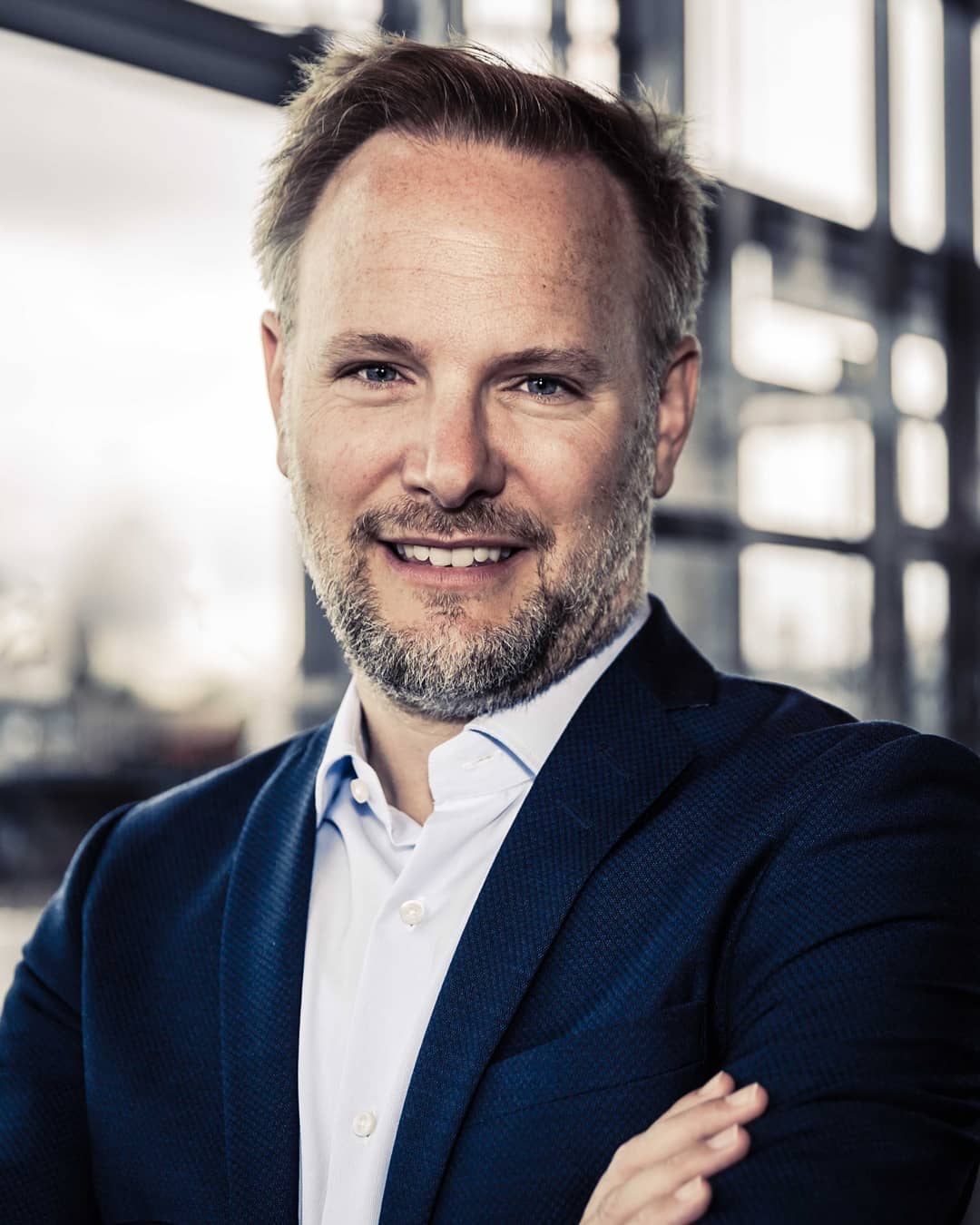 Zakelijk portret op locatie, Amsterdam.