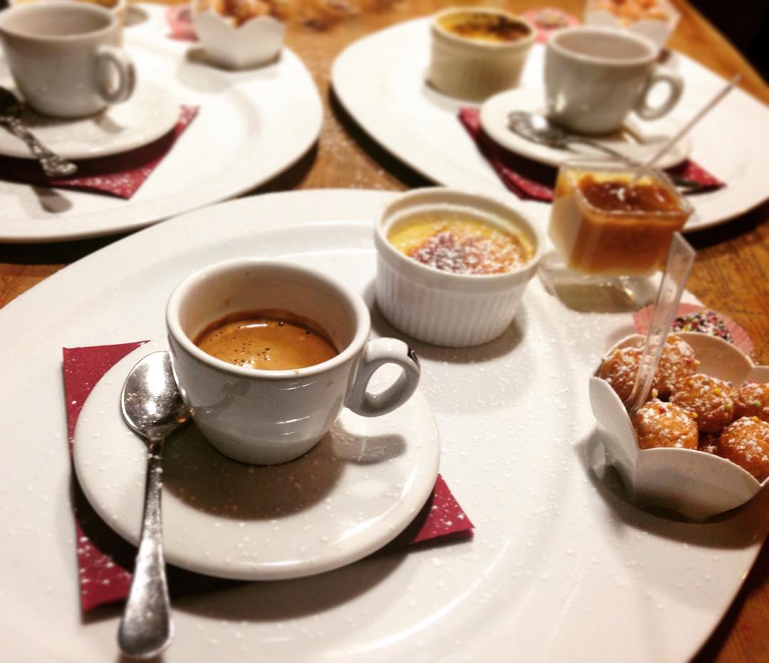 GOURMANDise au #ChaletMonsoleil #CaffèGourmand