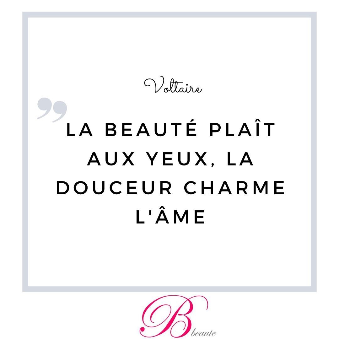 « La beauté plaît aux yeux, la douceur charme l'âme »
.
.
.
.
#institutbbeaute #bbeaute #citation #phrase #yeux #ame #beauté #maquillage #beauté #voir #estheticienne #cergy #pontoise