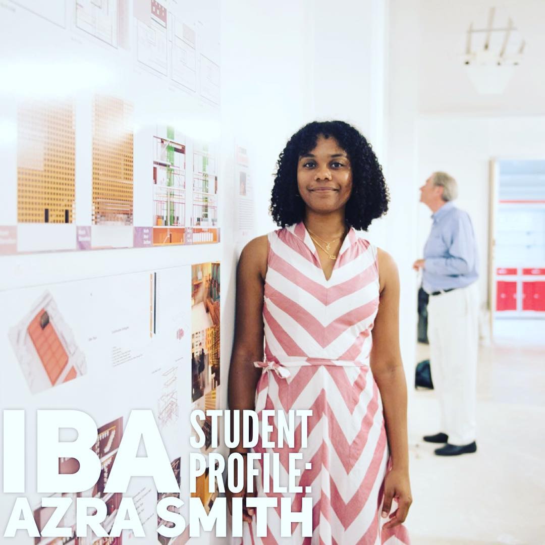 IBA student member profile: Azra Smith studying at Temple University, USA showcases her vision for an eco- laundry mat and coffee shop ~ Bermuda Architect in the making #ibaarchitects #womenarchitects #bermuda #templeuniversity