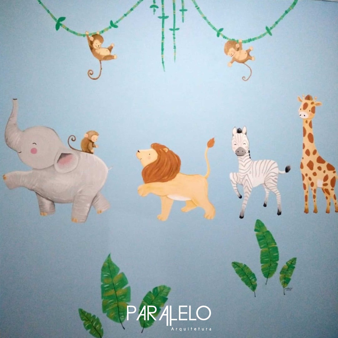 Projeto todo desenvolvido e executado pela paralelo! Projeto de interiores, pintura artistica, arvore decorativa.
A pintura da parede deixou o ambiente super descontraído com tema Safari que ambientou o quarto.
.
.
.
Acesse nosso site www.paraleloarq.com.br e conheça mais sobre nós!
#projeto #obra #ap #itauna #escritorio #3d #design #paralelo #arquiteto #construçãocivil #revit #lumion #decoracaoinfantil #decoração #quartodecrianca #decordeinteriores #gestantes #pregnant #quartoinfantil #quartoinfantilmenino #mundoazul #mundodemenino #safari #pinturainfantil #pintura #pinturaparedes #brumadinho #minasgerais #belohorizonte #itauna