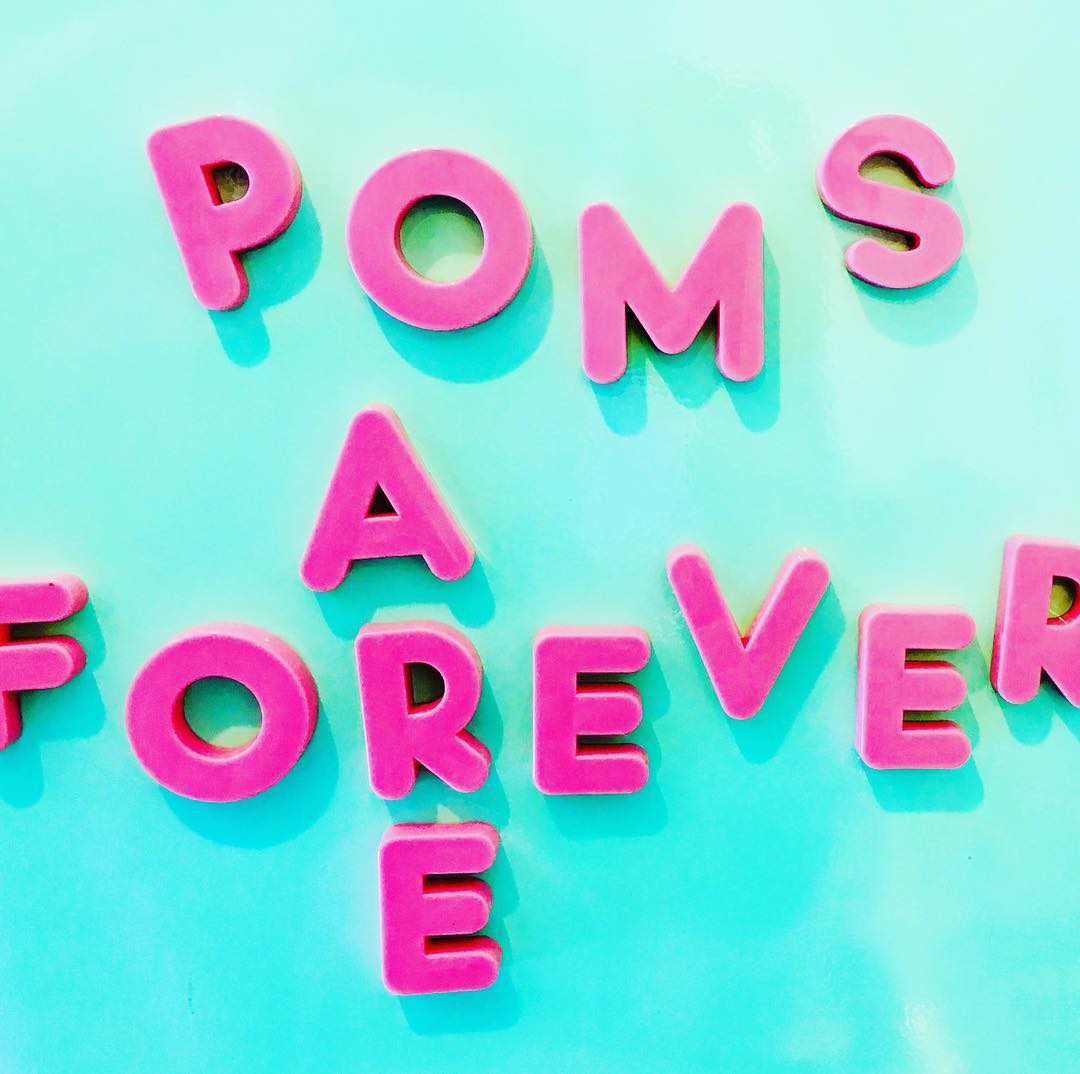 ๐ญ๐ญ๐ญ Makinโ statements with my MOIC magnets from SF! Miami MOIC preview this weekend! PPP is obsessed!! #moicsf #museumoficecream #giantpompom #pompom #pompomlove ๐ก๐ก๐ก#neopomitan